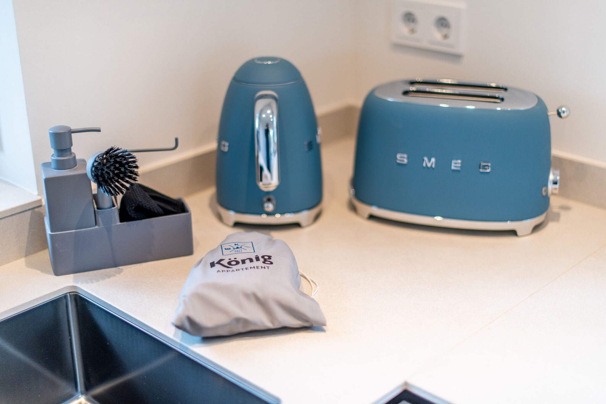 Küchengeräte in Ferienhaus auf Sylt