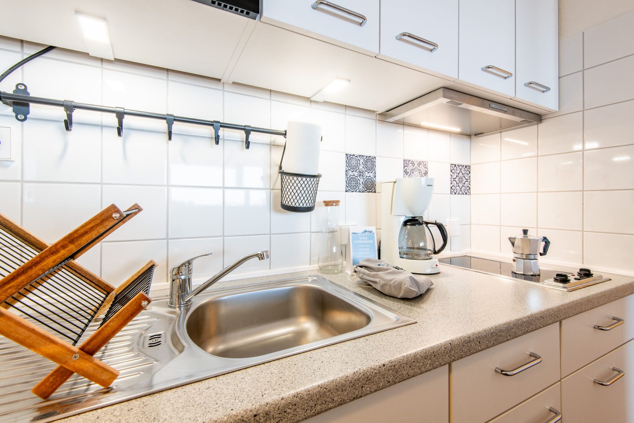 Küche in Ferienwohnung auf Sylt