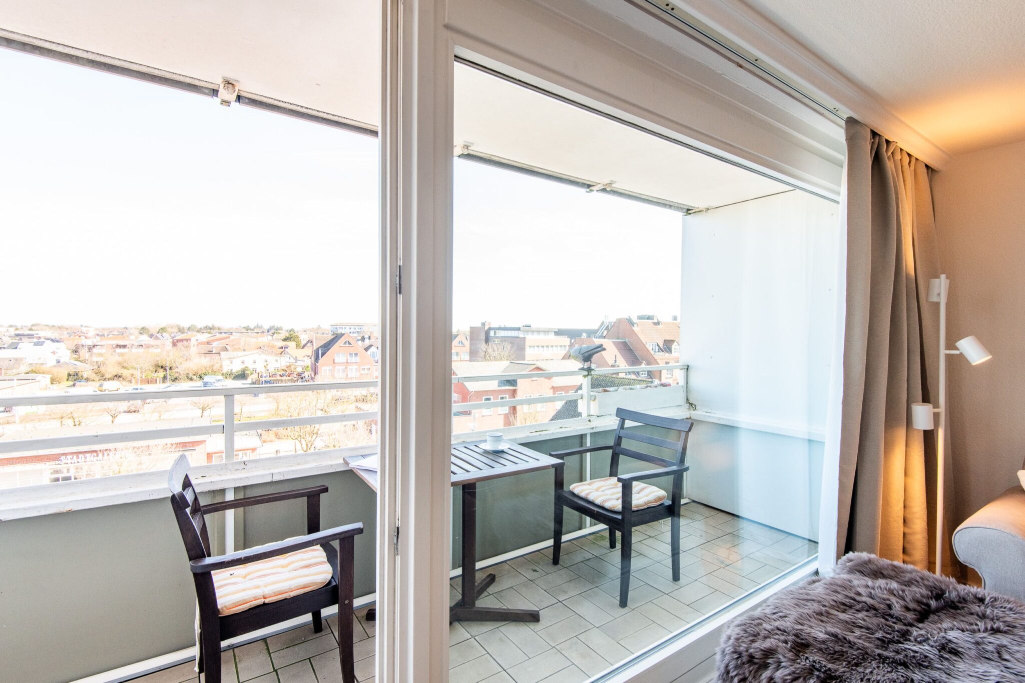 Balkon in Ferienwohnung auf Sylt