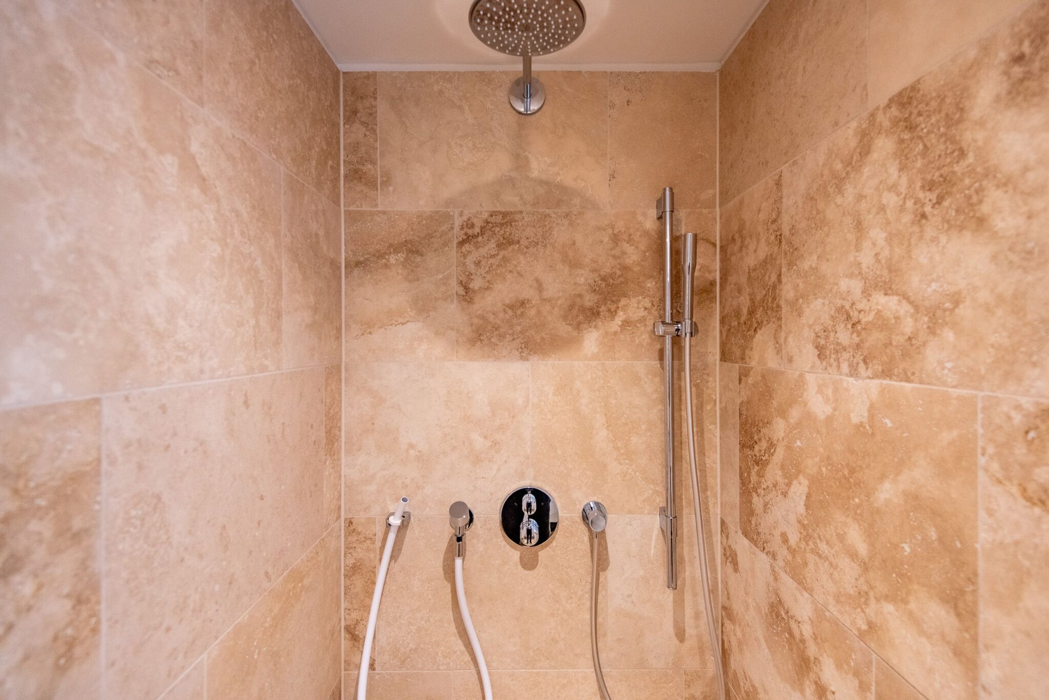 Dusche in Ferienwohnung auf Sylt