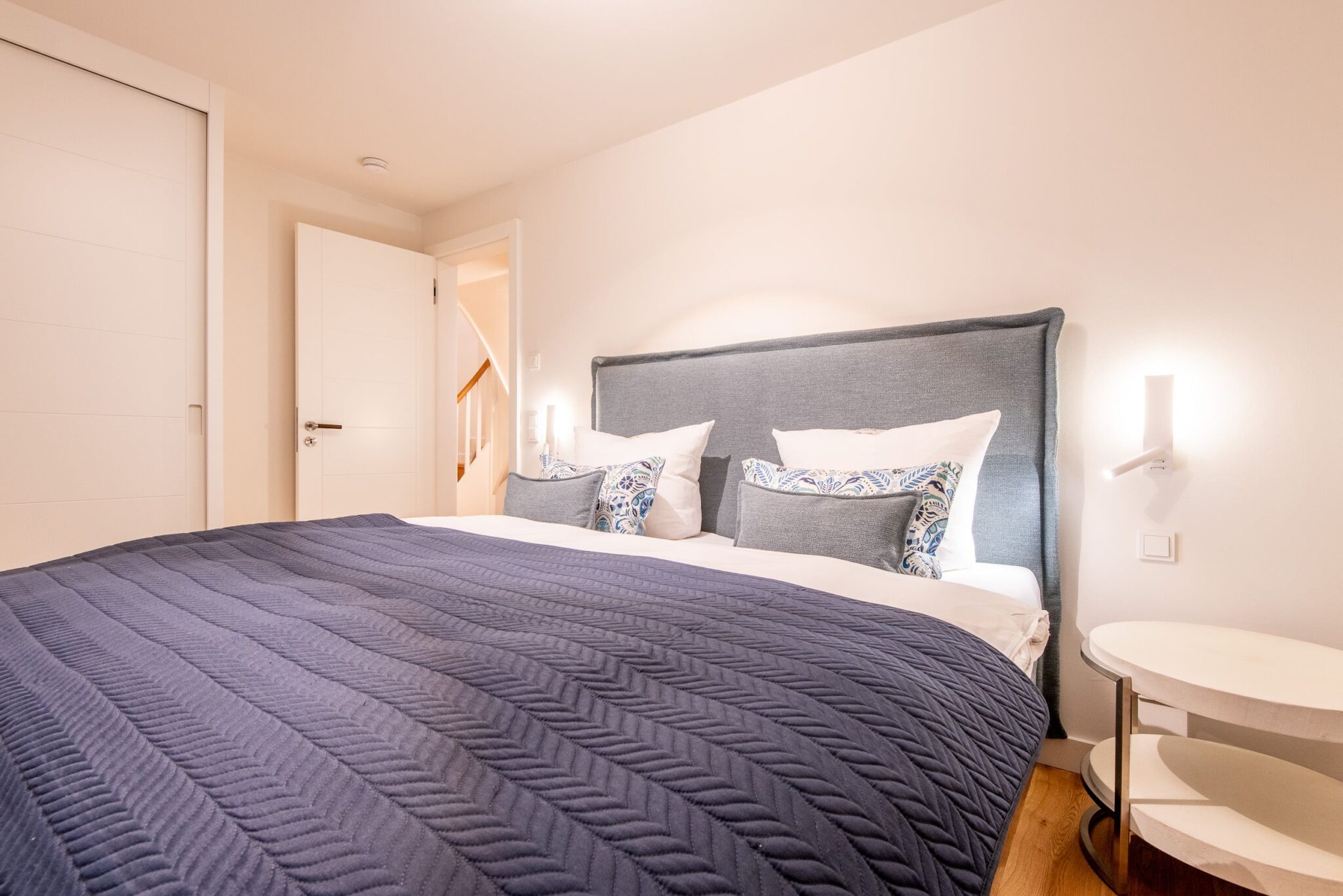 Schlafzimmer in Ferienwohnung auf Sylt