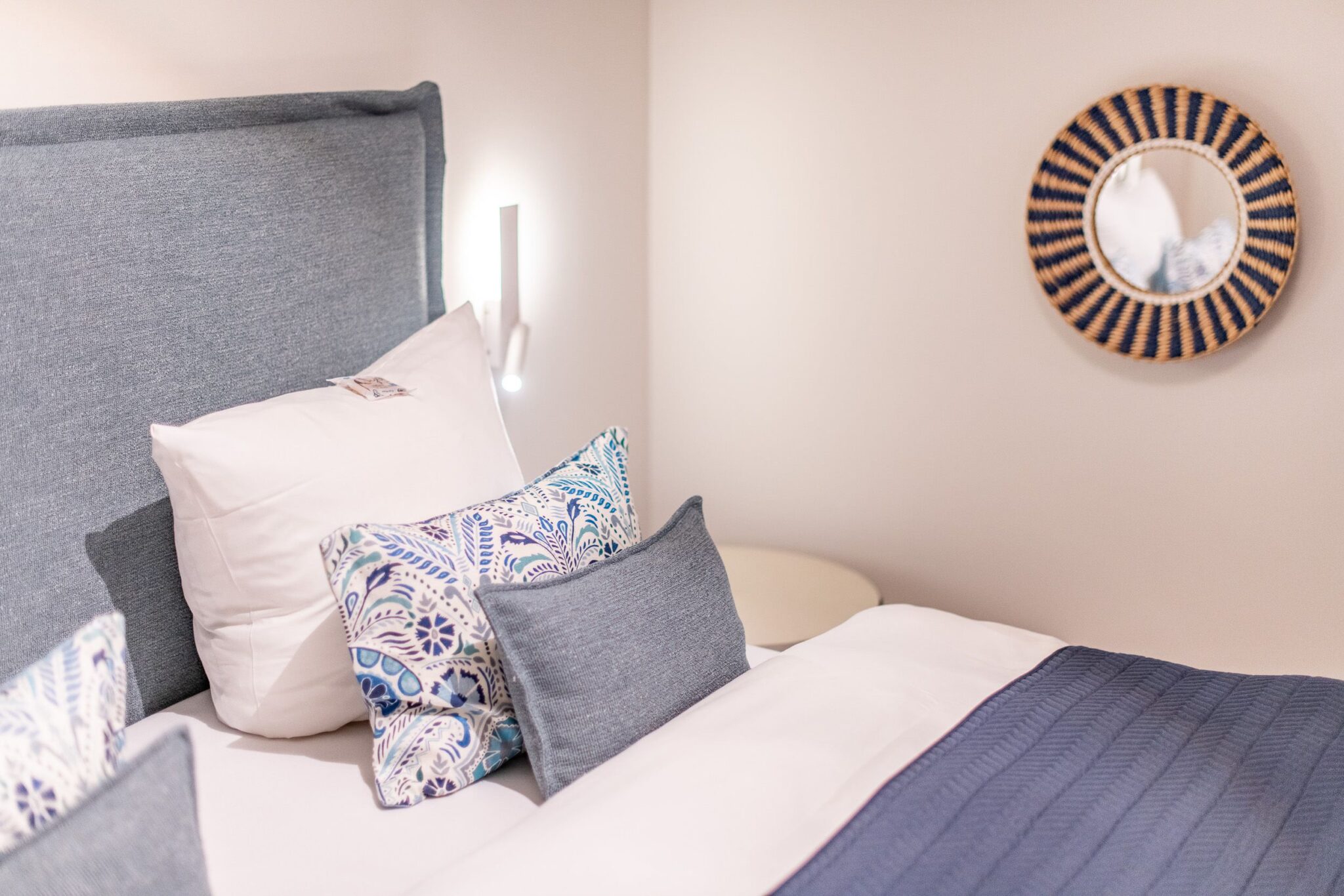 Schlafzimmer in Ferienwohnung auf Sylt