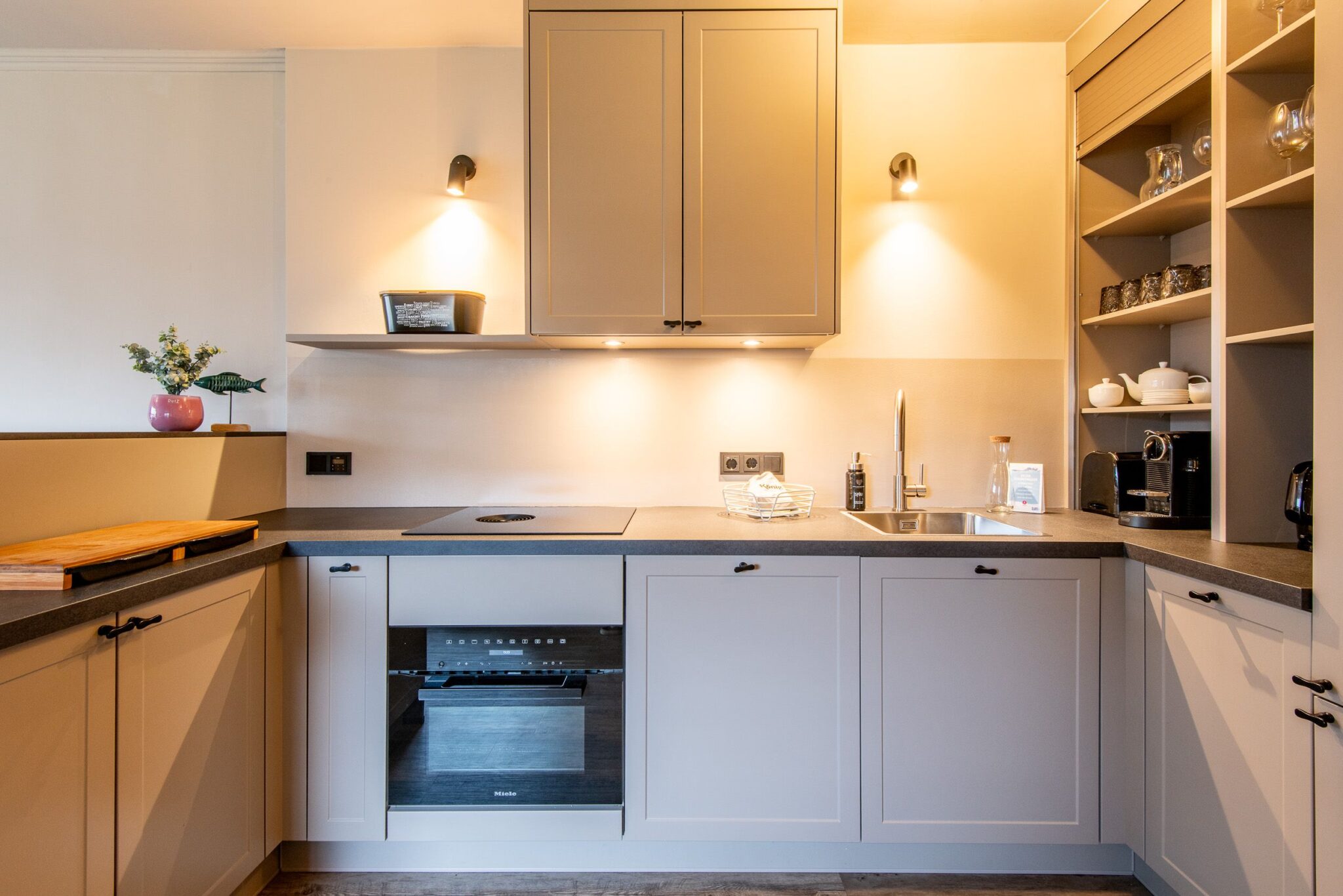 Küche in Ferienhaus auf Sylt