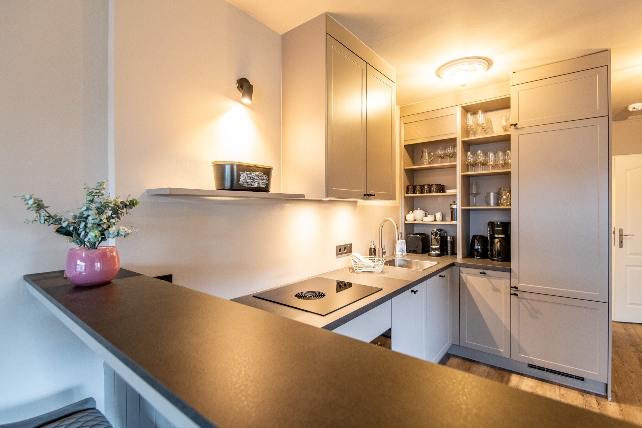 Küche in Ferienhaus auf Sylt