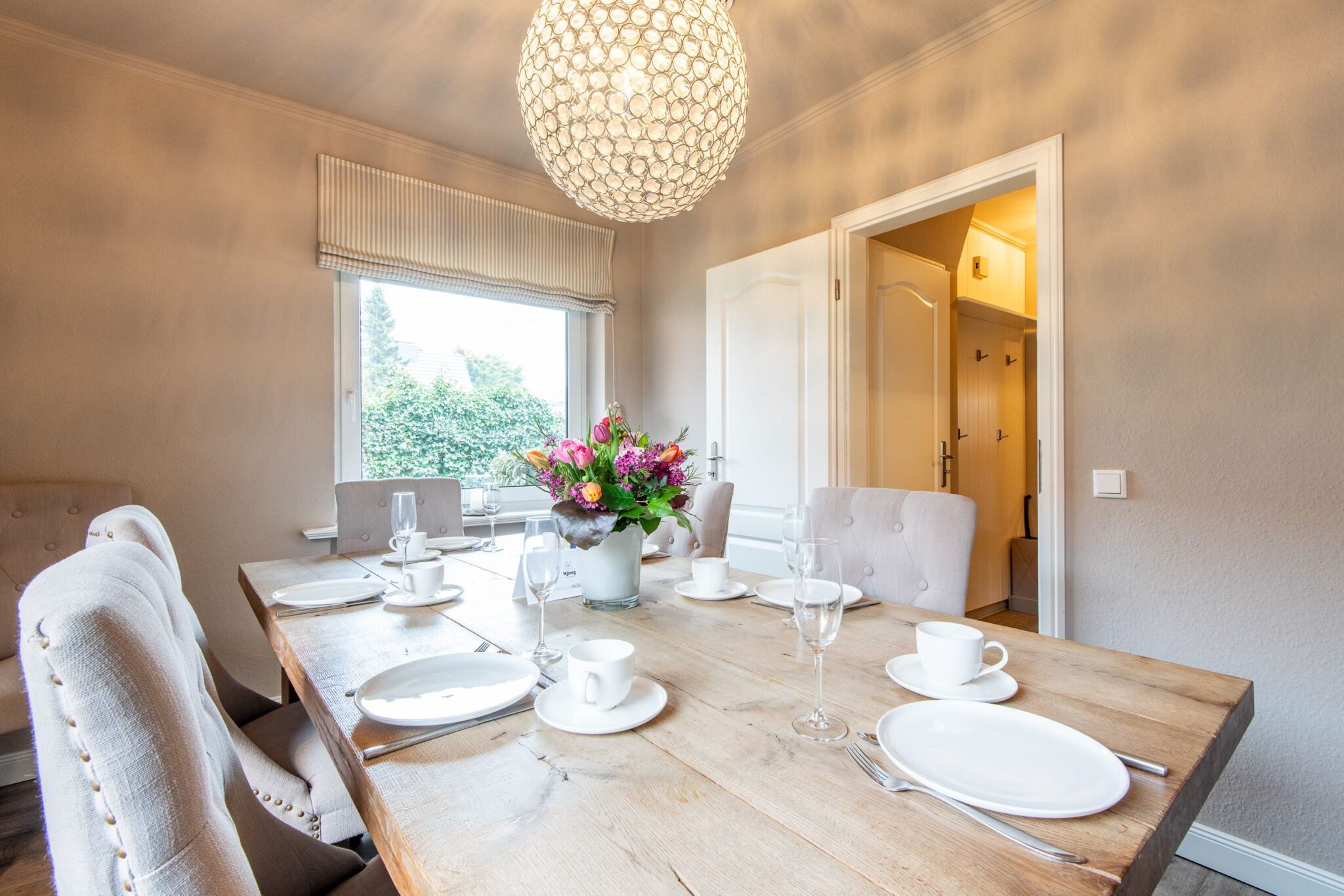 Esstisch in Ferienhaus auf Sylt