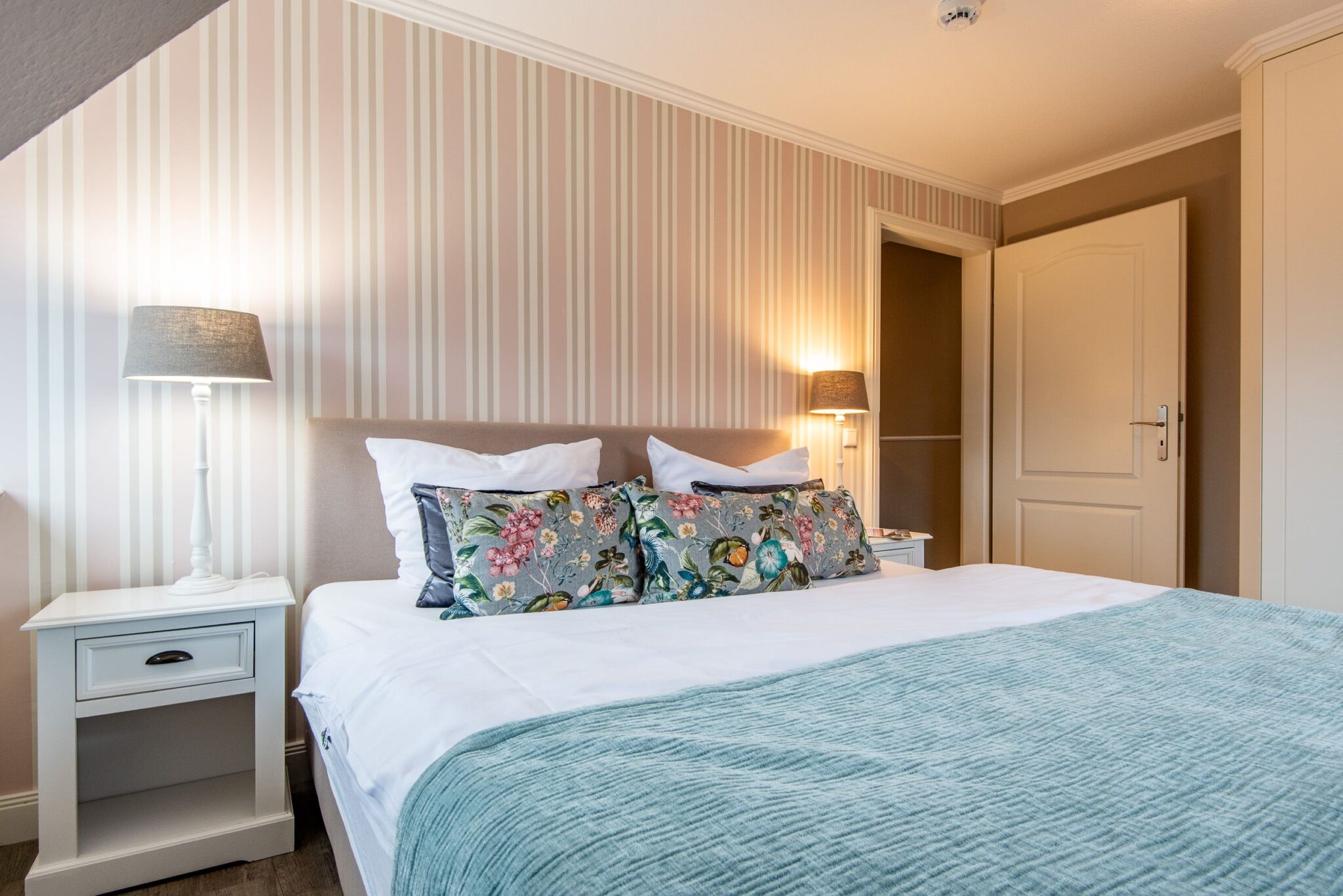 Schlafzimmer in Ferienhaus auf Sylt