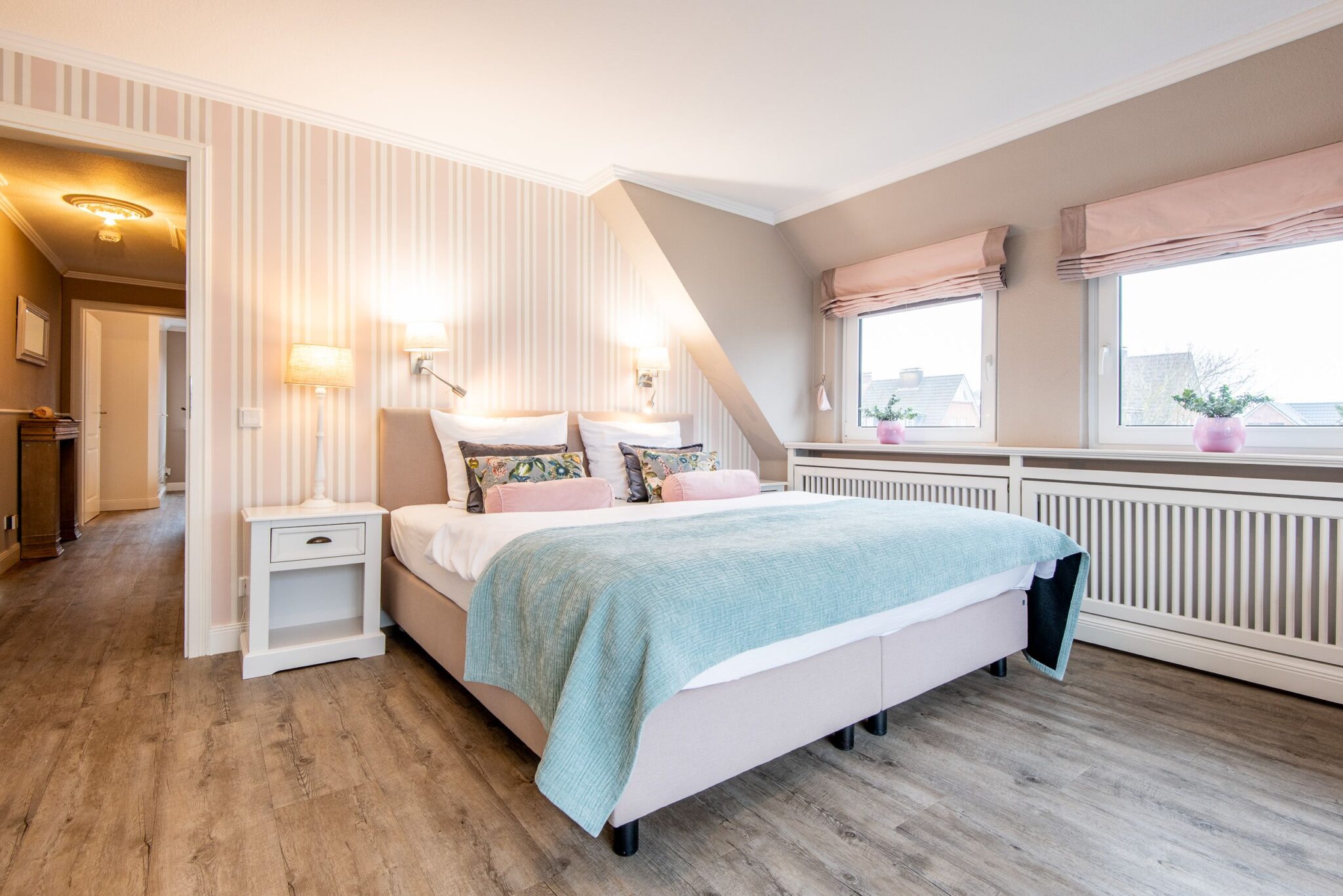 Schlafzimmer in Ferienhaus auf Sylt