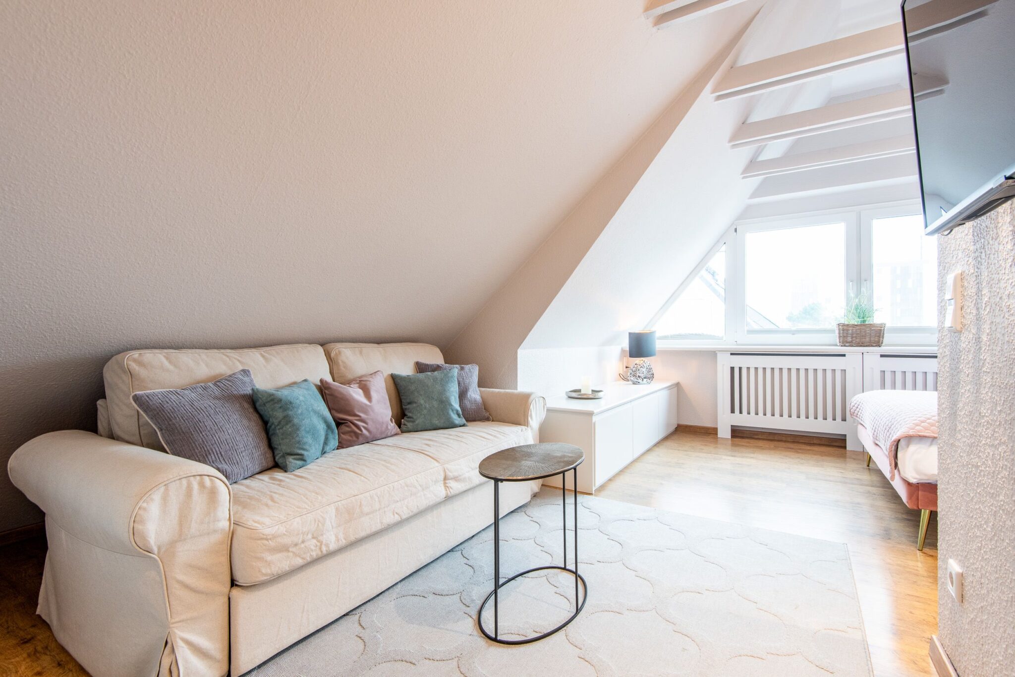 Schlafzimmer in Ferienhaus auf Sylt