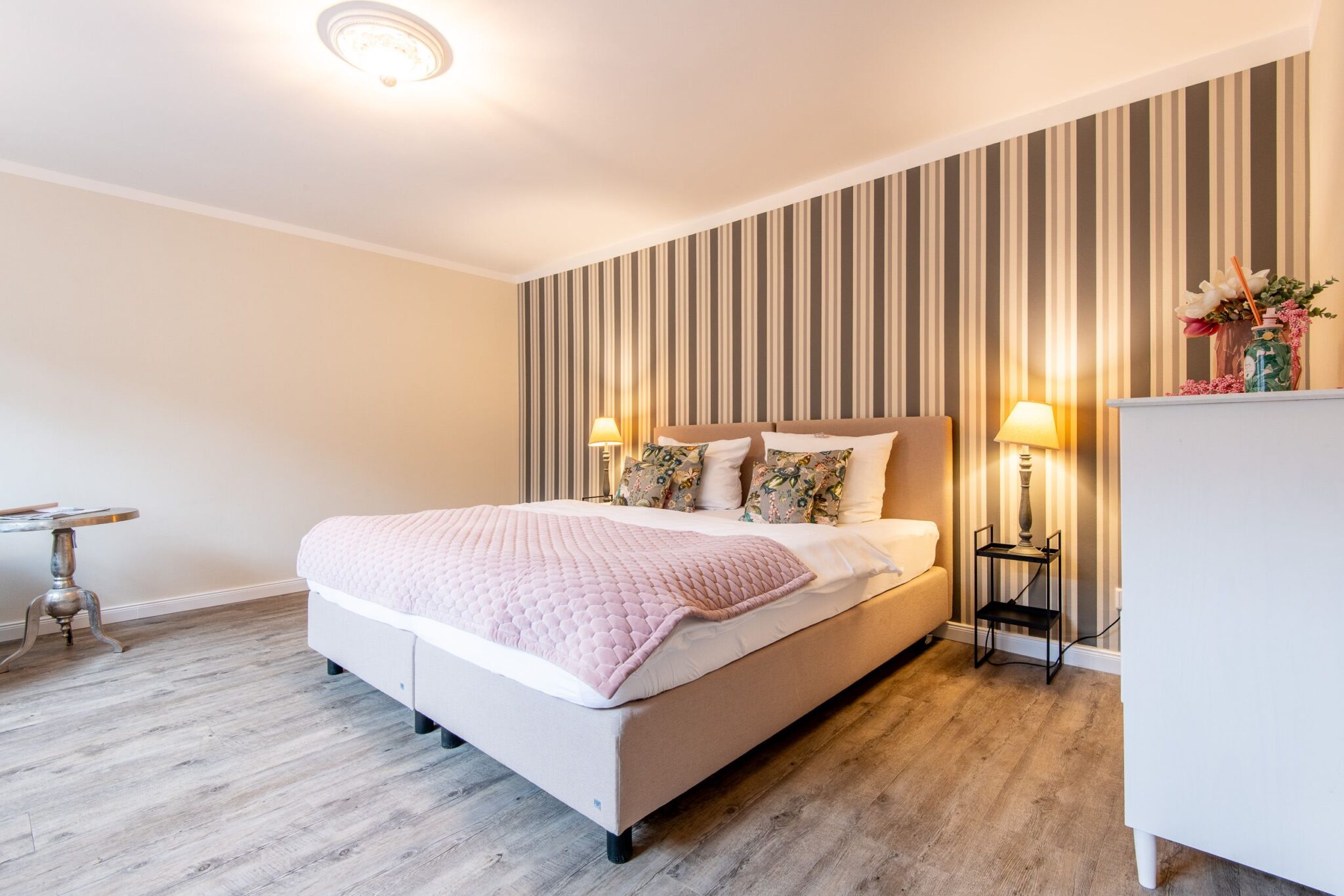 Schlafzimmer in Ferienhaus auf Sylt