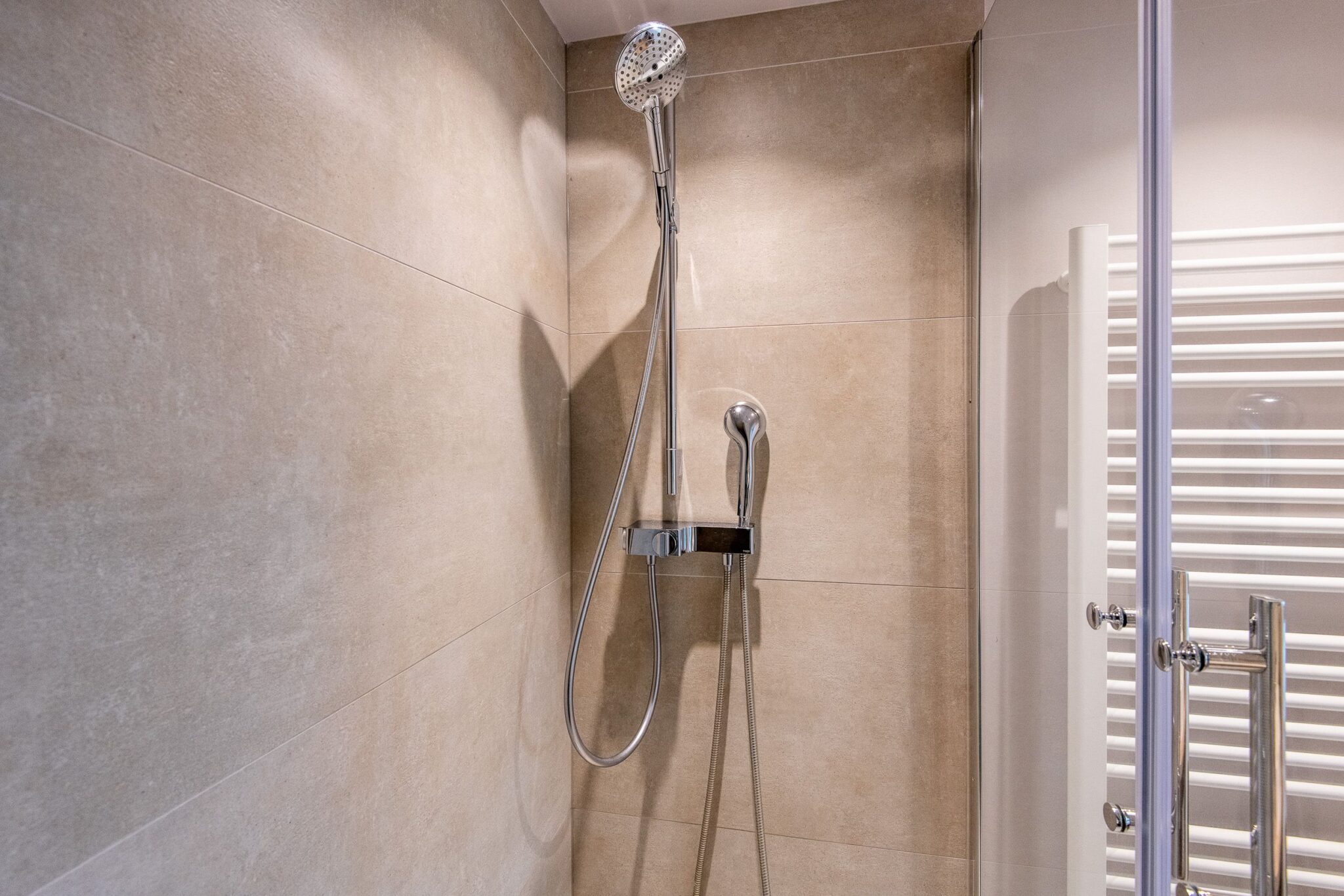 Dusche in Ferienhaus auf Sylt