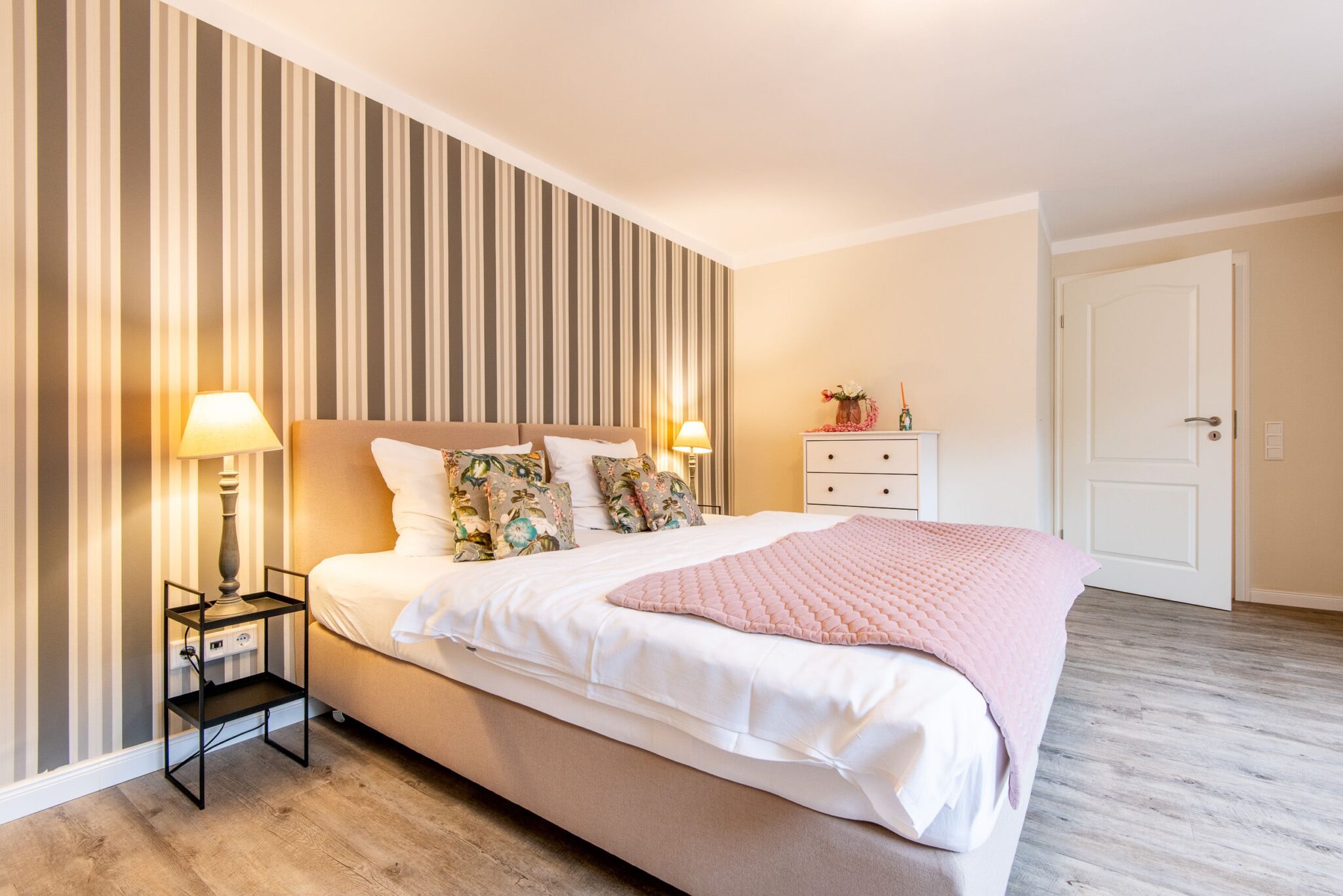 Schlafzimmer in Ferienhaus auf Sylt