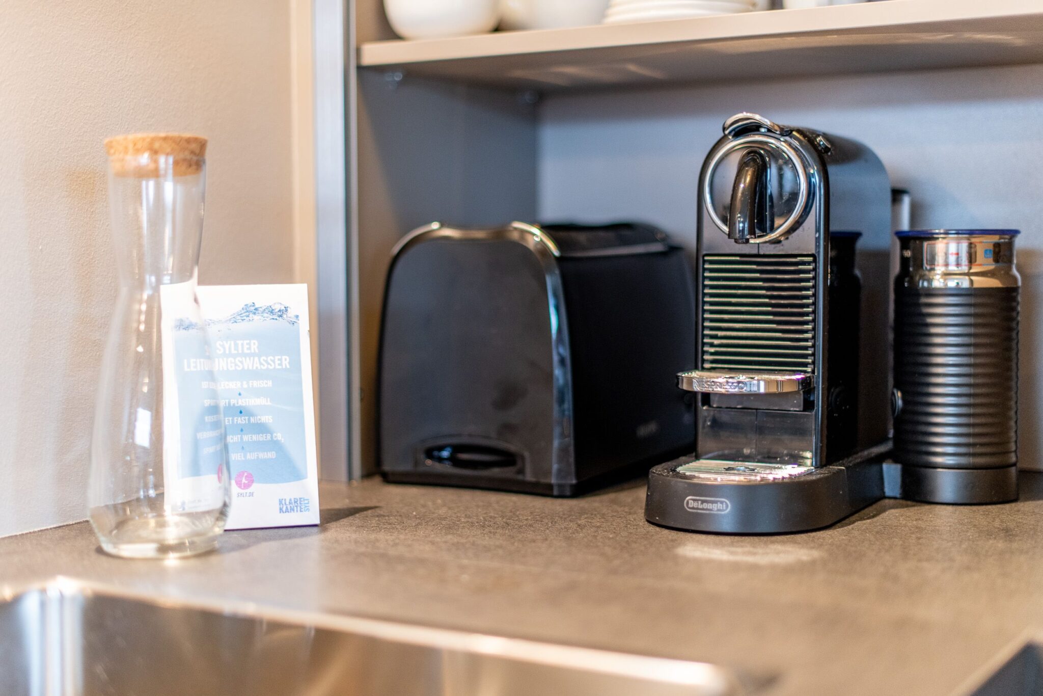 Küchengeräte in Ferienhaus auf Sylt