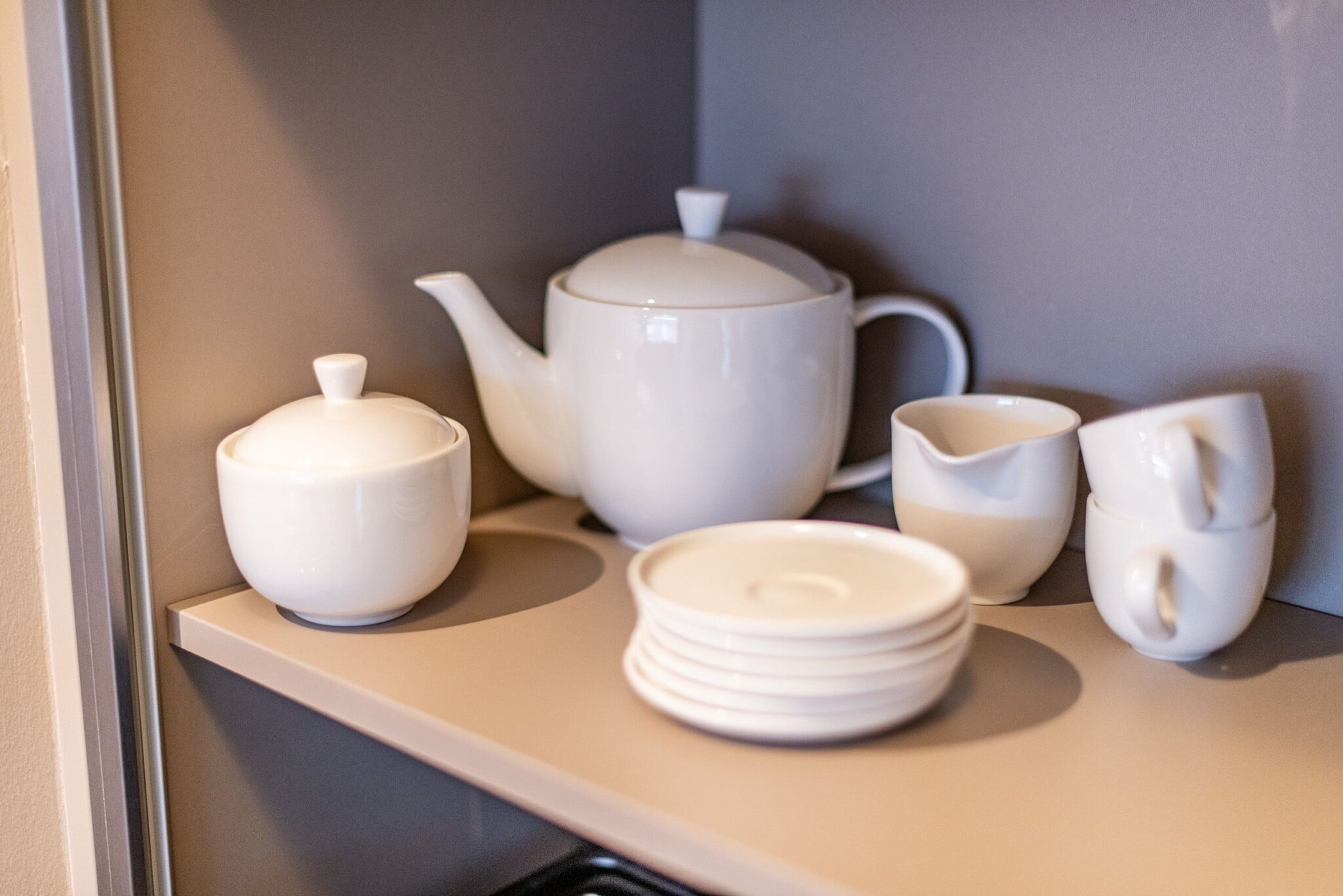 Porzellan in Ferienhaus auf Sylt