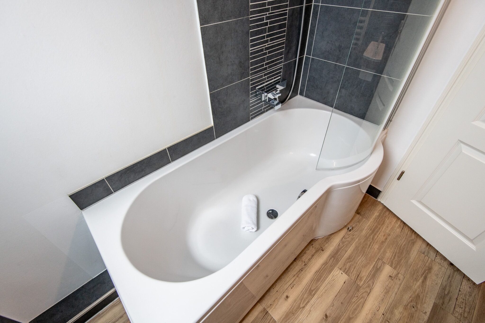 Badewanne in Ferienwohnung auf Sylt