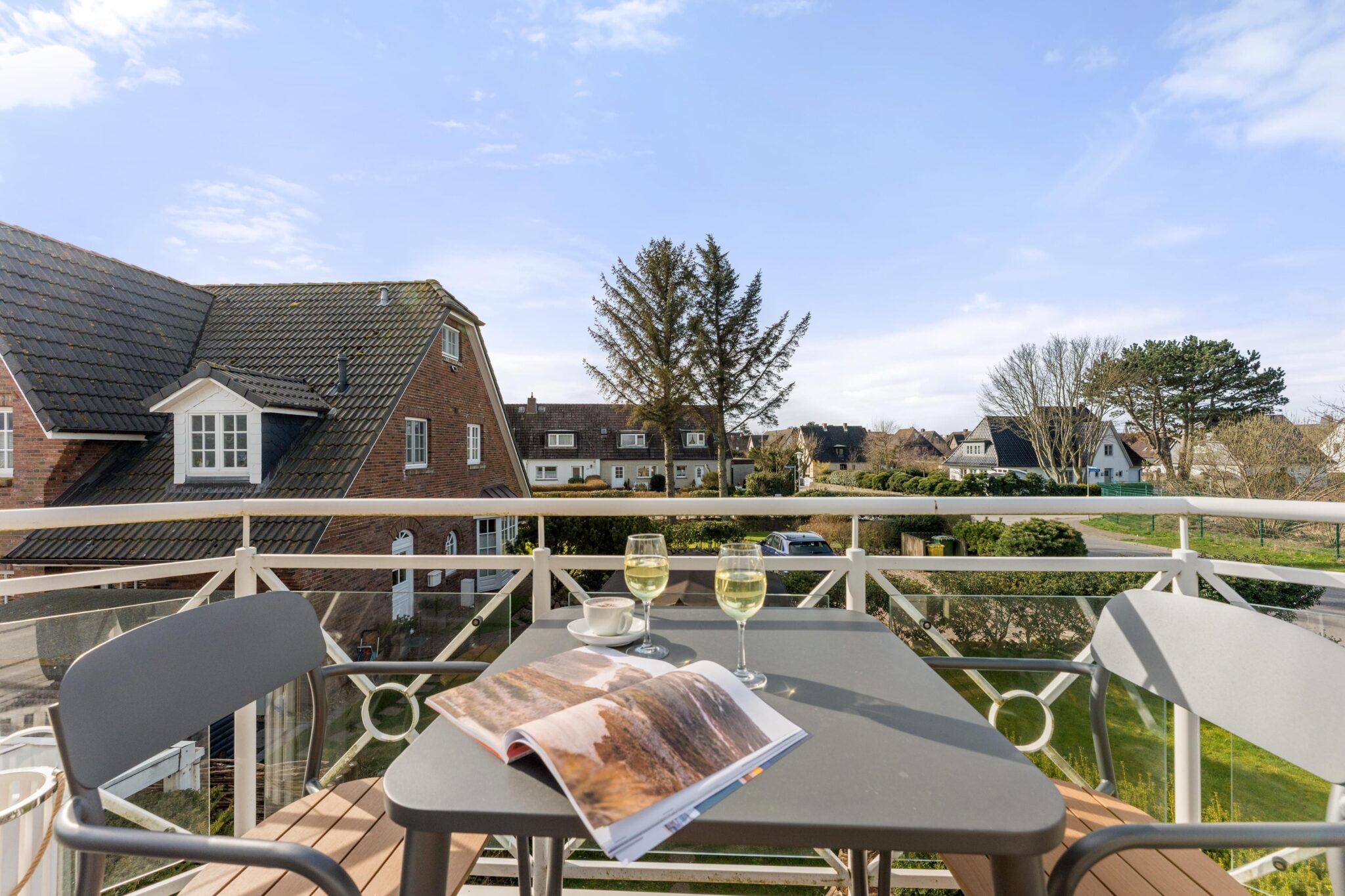 Balkon zu Ferienhaus auf Sylt