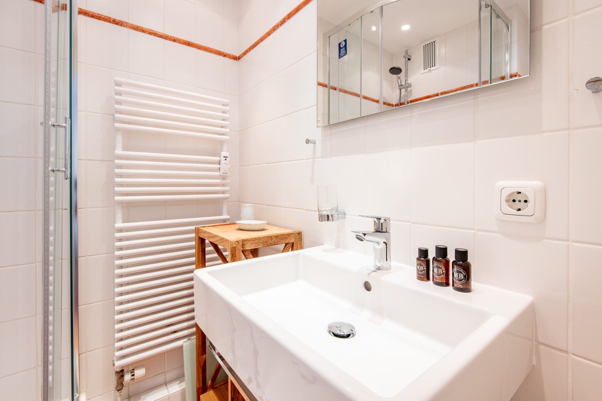 Waschbecken in Ferienwohnung auf Sylt