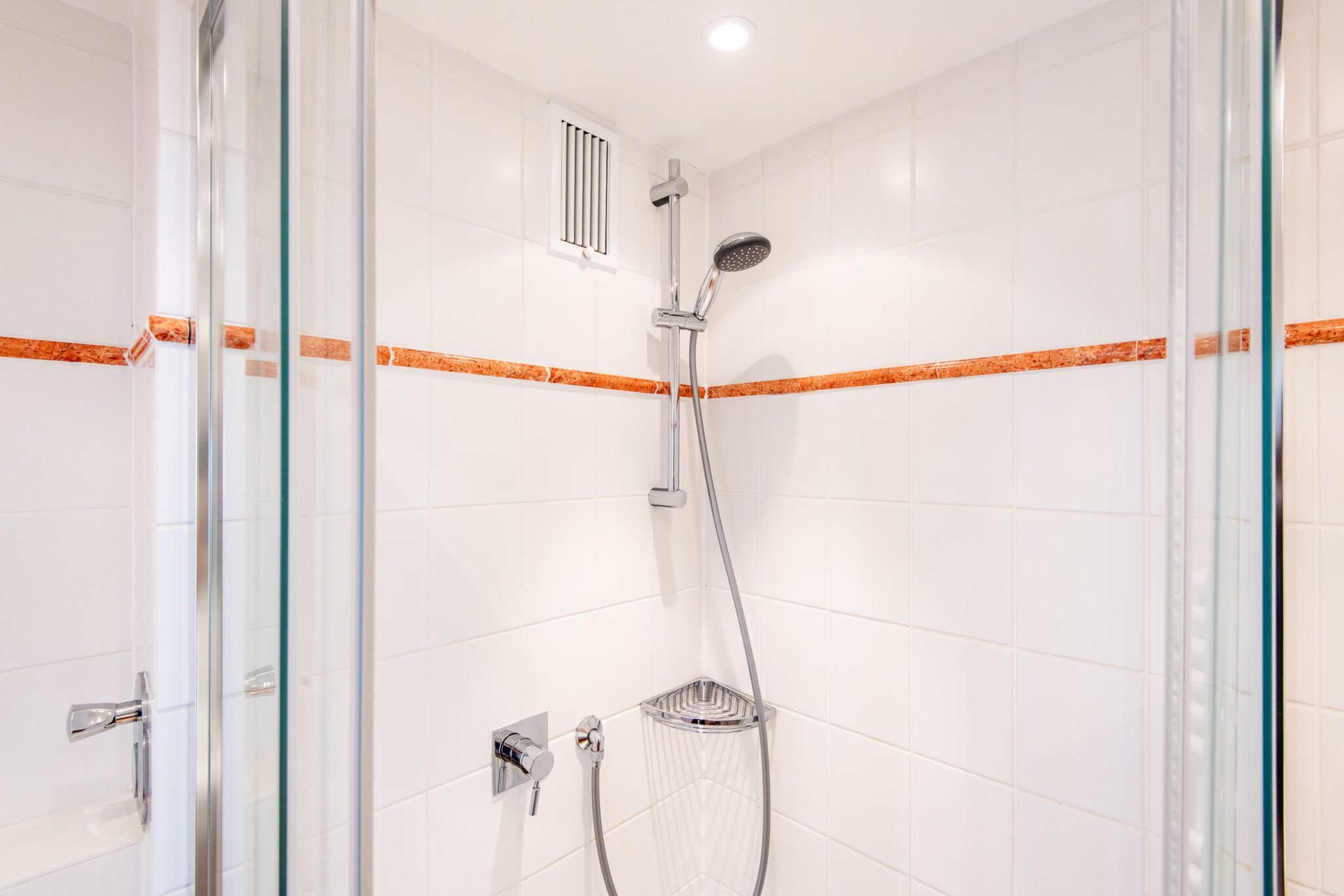 Dusche in Ferienwohnung auf Sylt