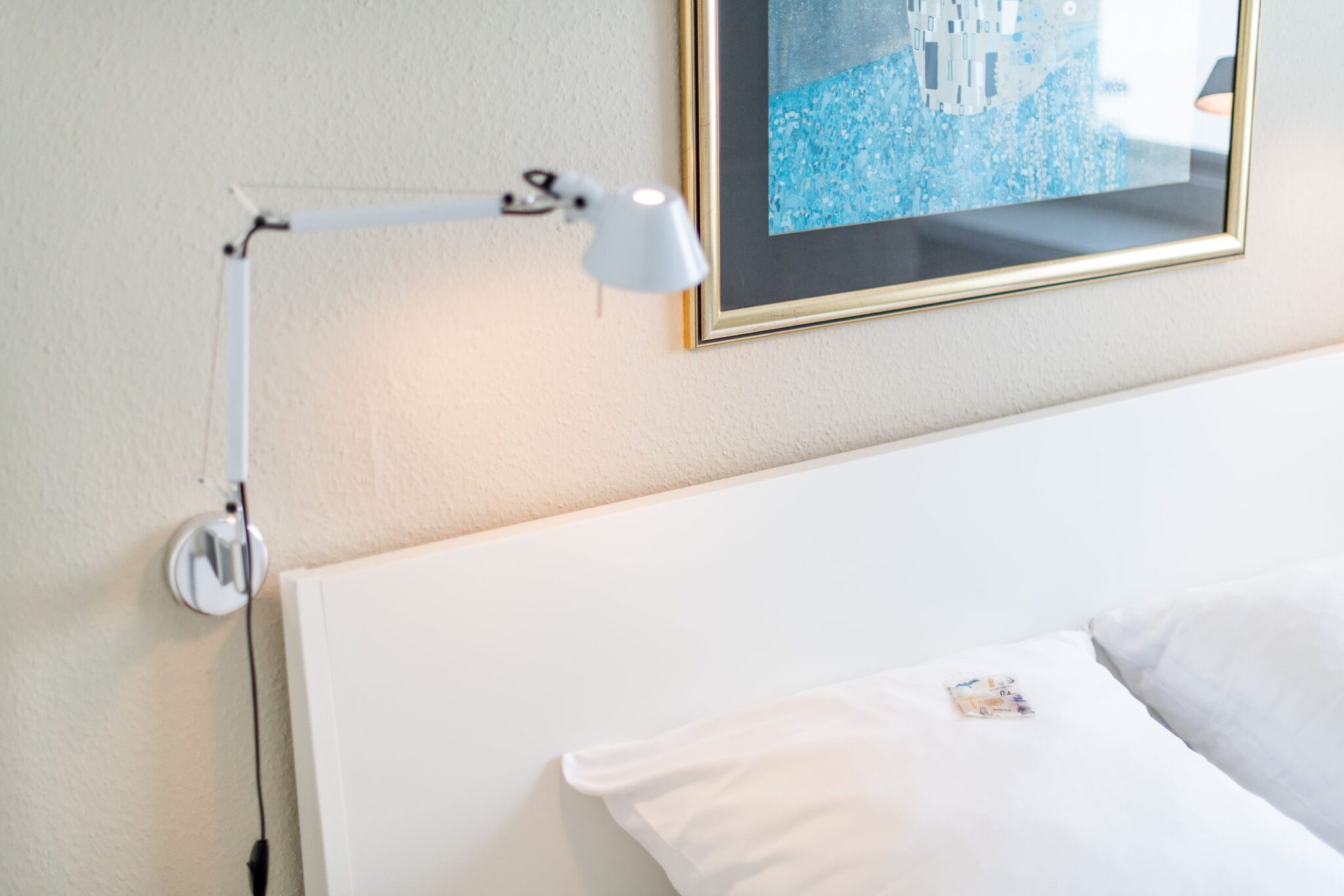 Schlafzimmer in Ferienwohnung auf Sylt