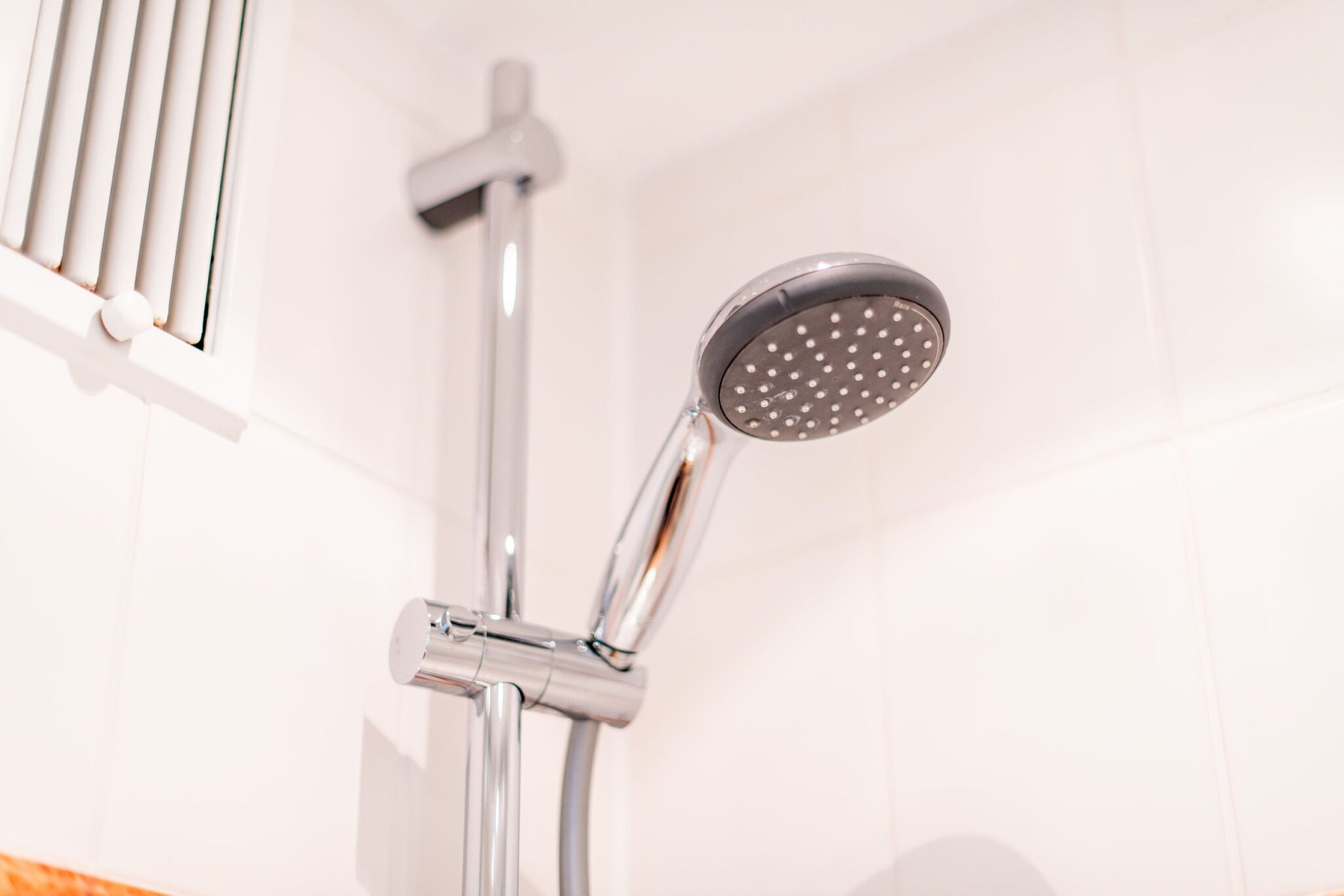 Dusche in Ferienwohnung auf Sylt