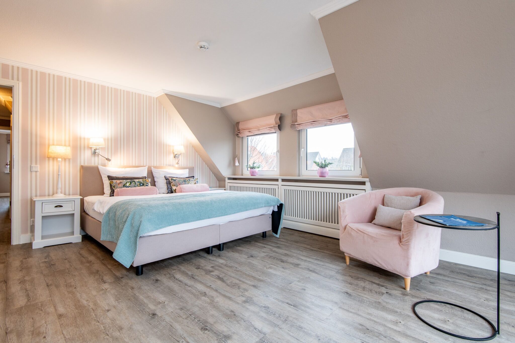 Schlafzimmer in Ferienwohnung auf Sylt