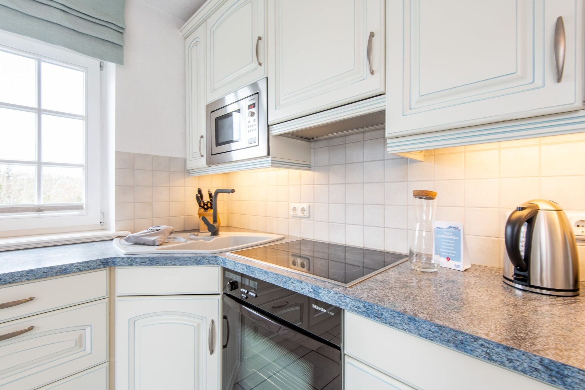 Küche in Ferienwohnung auf Sylt