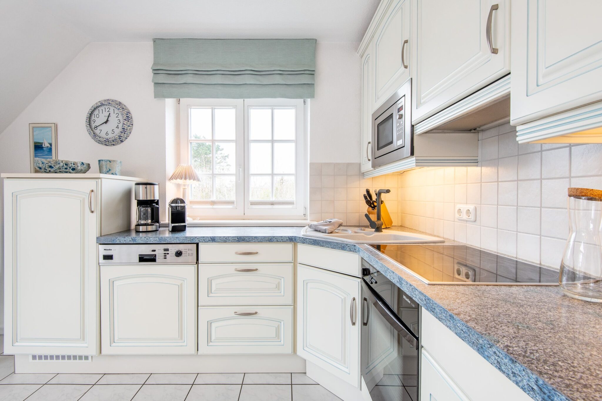 Küche in Ferienwohnung auf Sylt