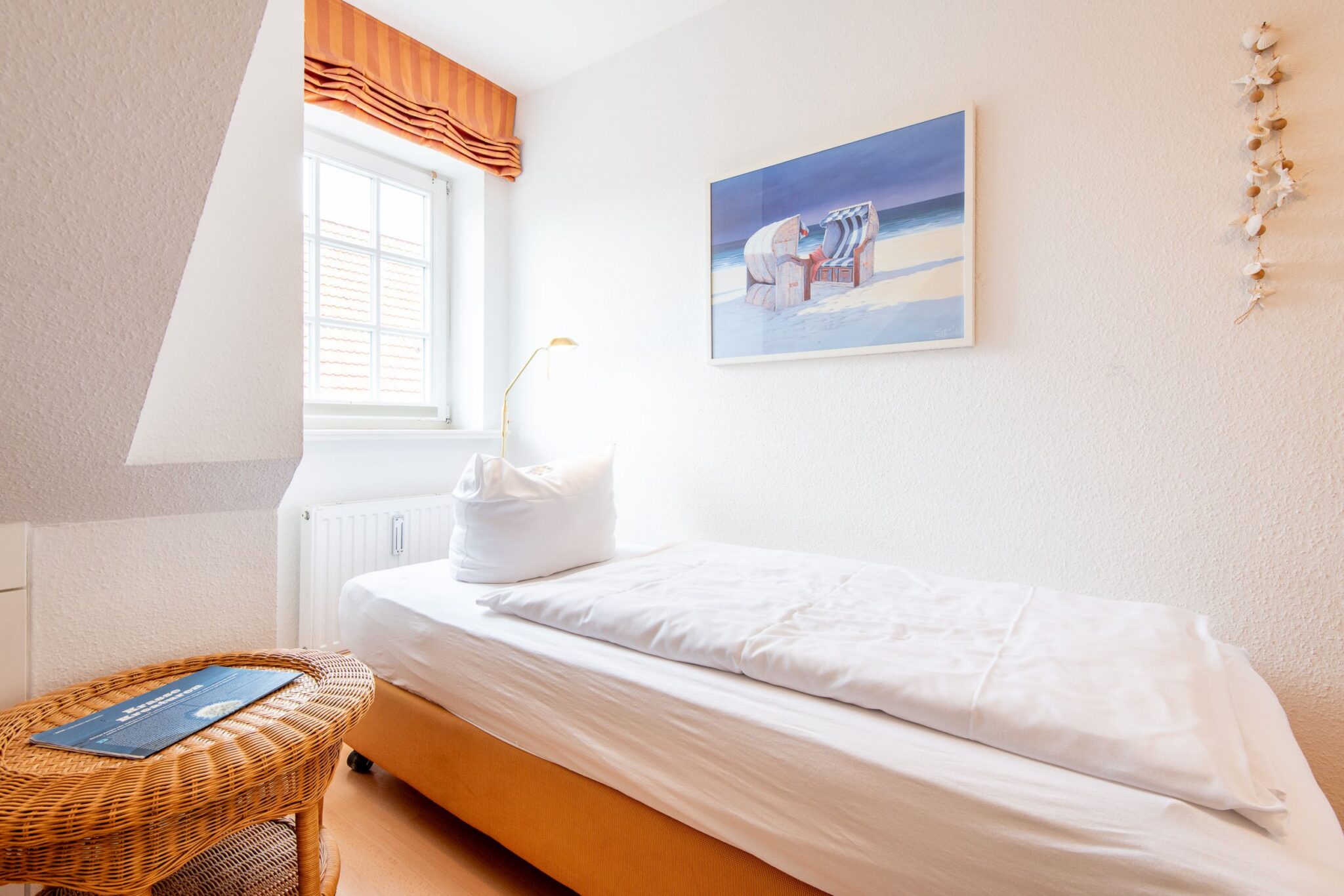 Schlafzimmer in Ferienwohnung auf Sylt
