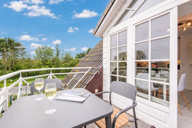 Balkon in Ferienwohnung auf Sylt