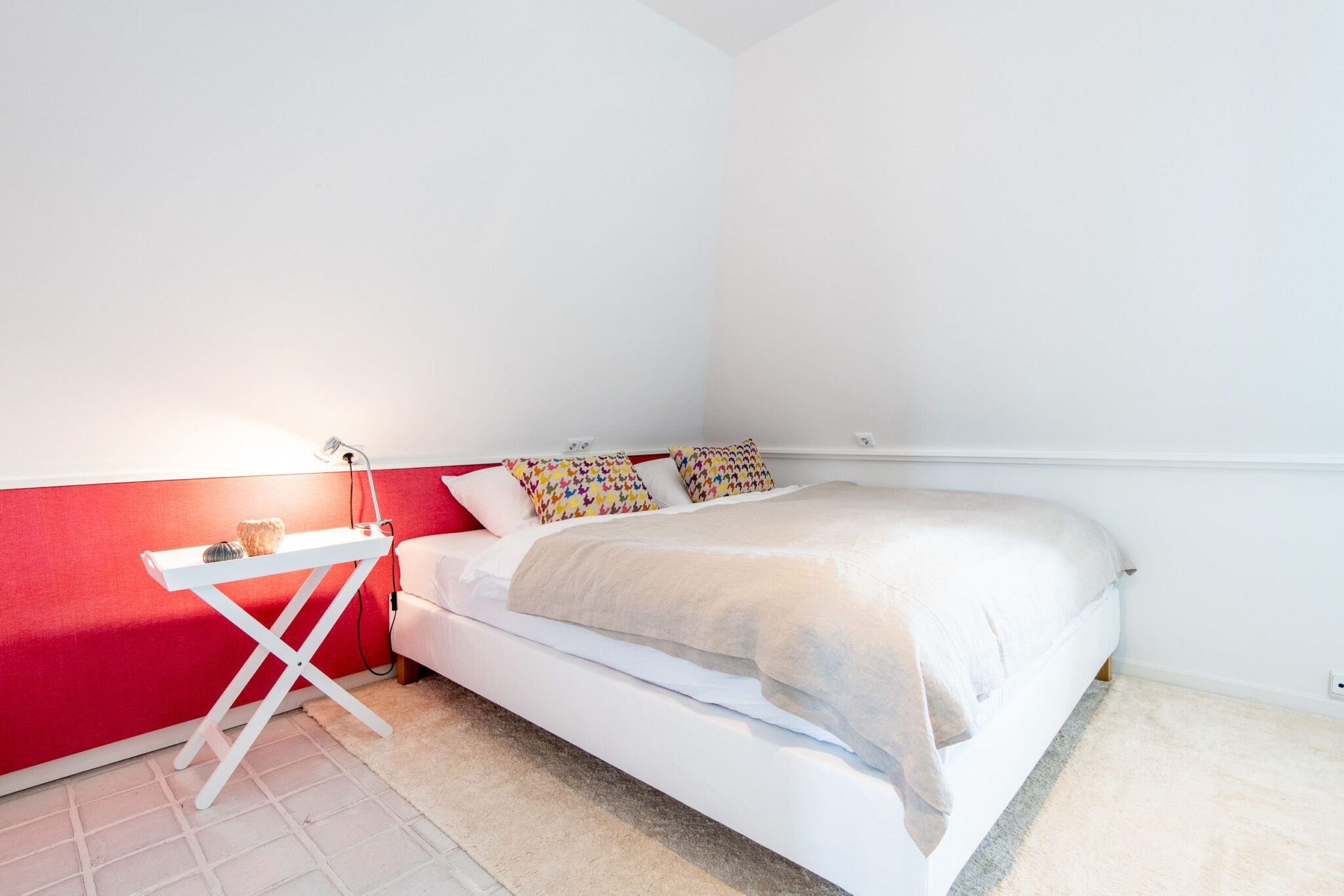 Schlafzimmer in Ferienwohnung auf Sylt