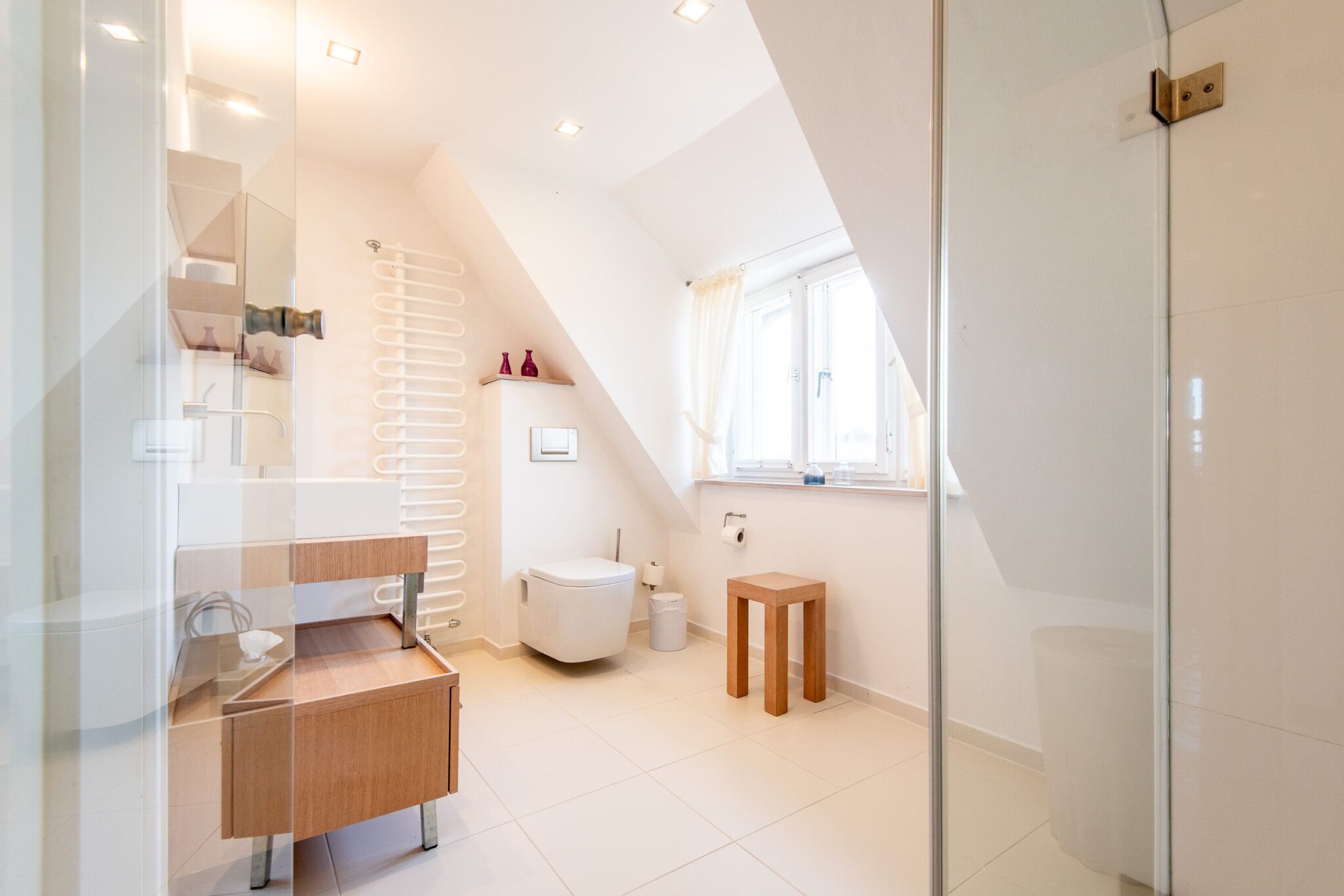 Badezimmer in Ferienwohnung auf Sylt