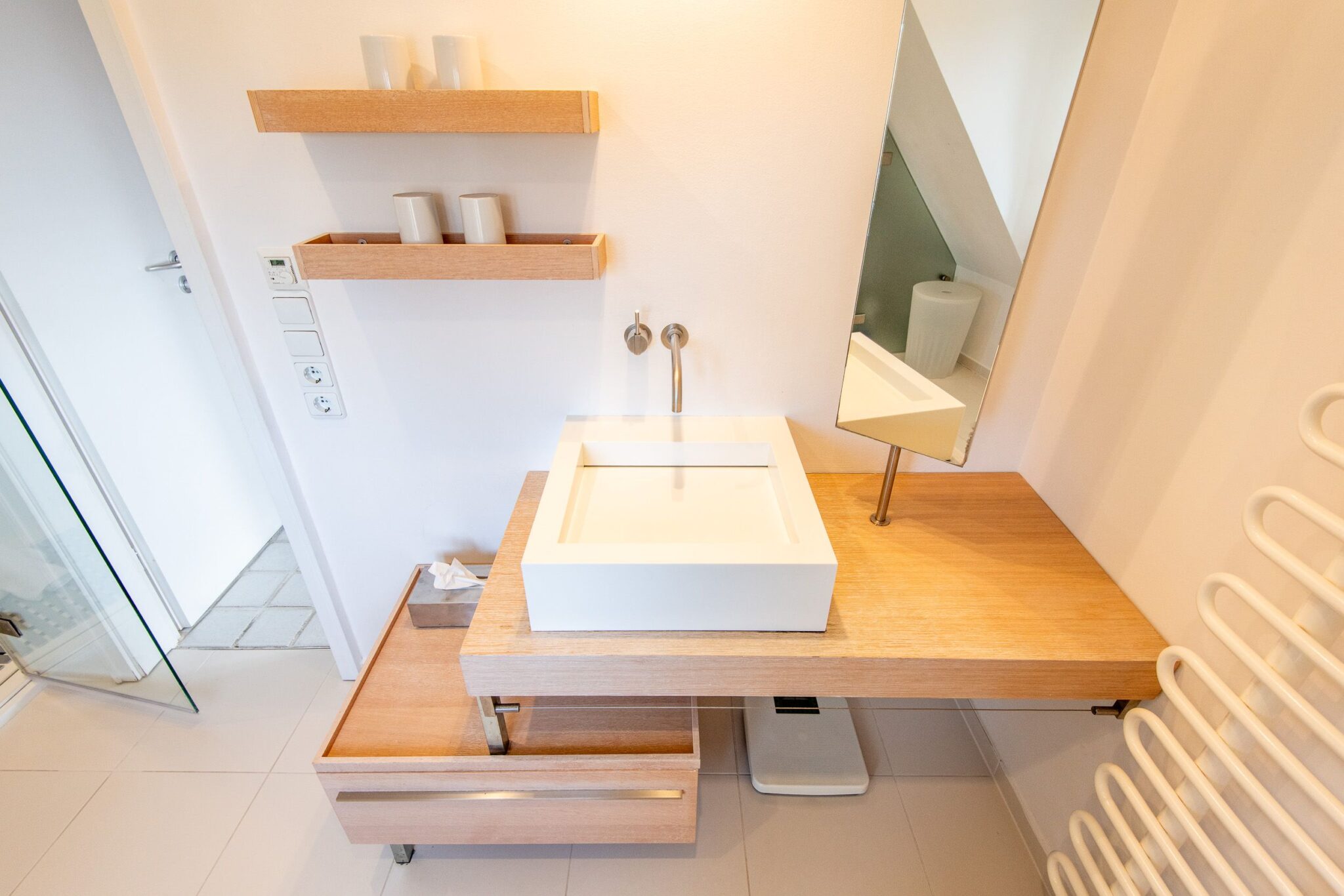 Badezimmer in Ferienwohnung auf Sylt