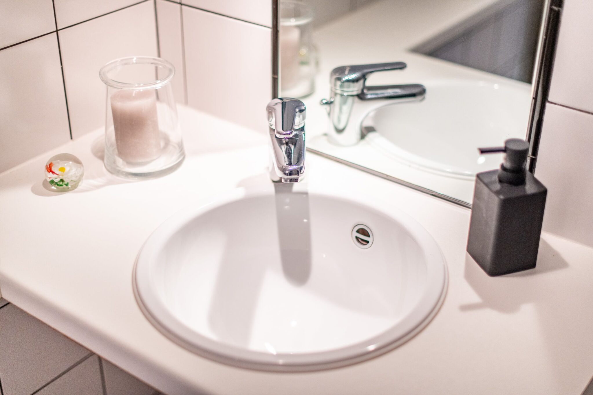 Waschbecken in Ferienwohnung auf Sylt