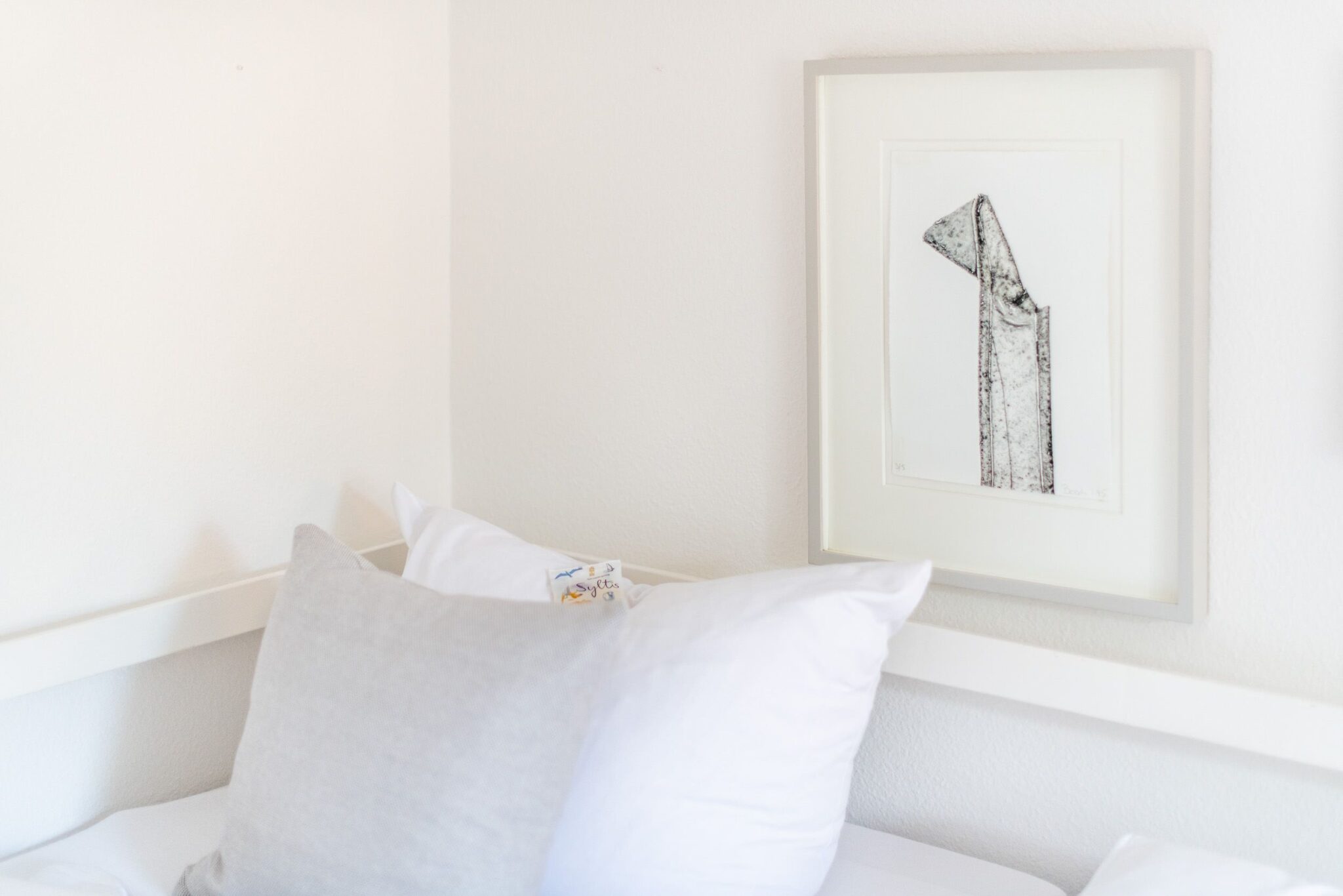 Schlafzimmer in Ferienwohnung auf Sylt