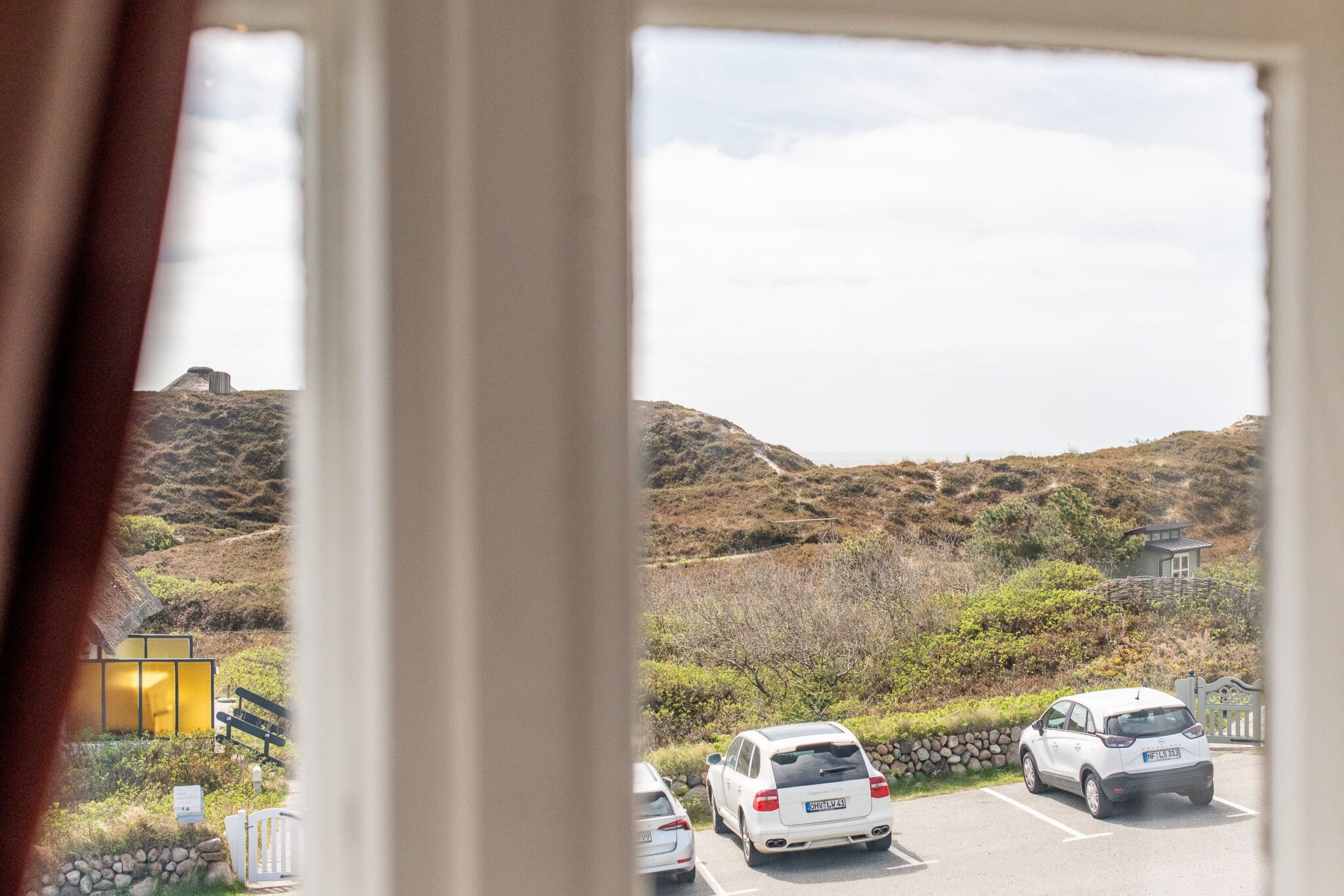 Ausblick aus Ferienwohnung auf Sylt