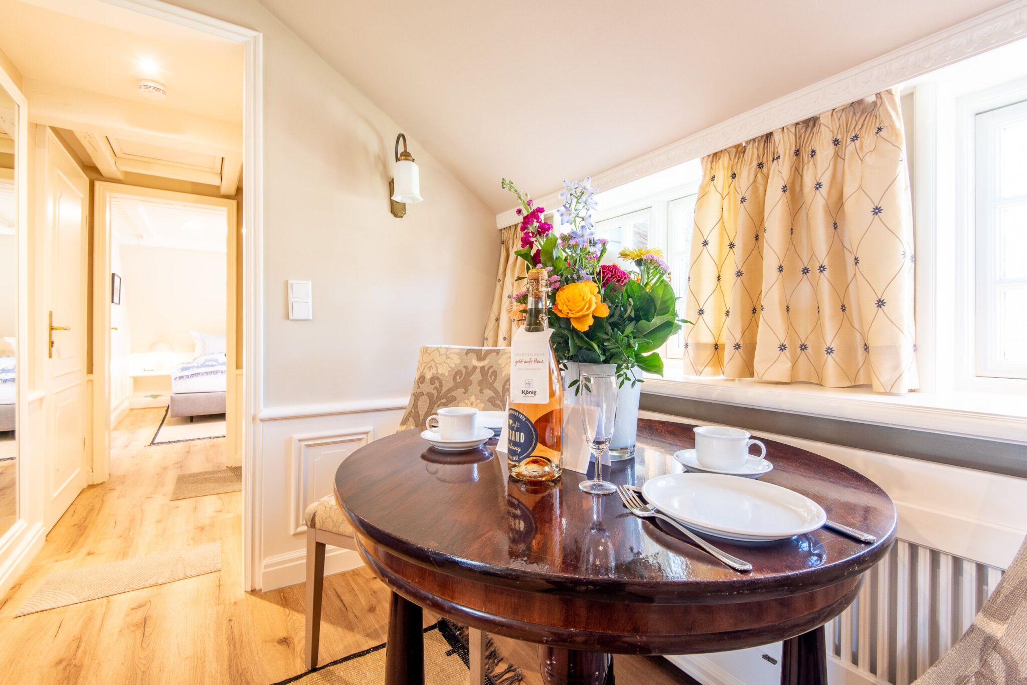 Esstisch in Ferienwohnung auf Sylt