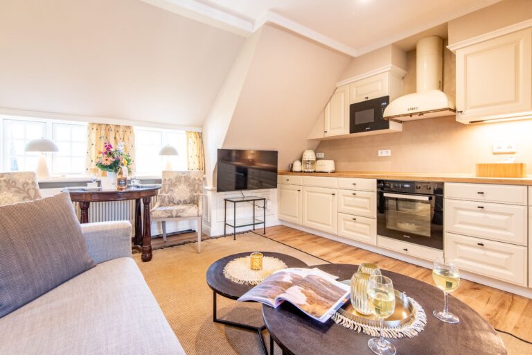 Offene Küche in Ferienwohnung auf Sylt