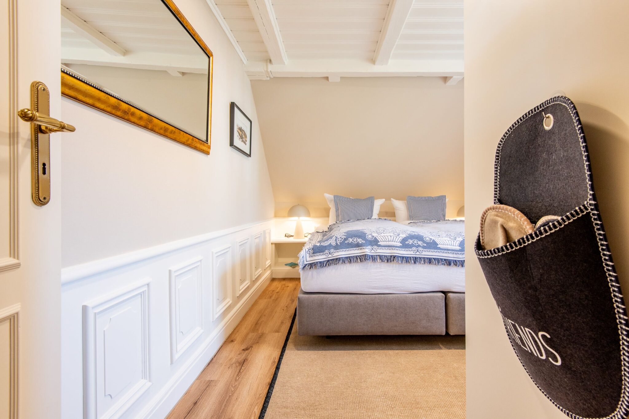 Schlafzimmer in Ferienwohnung auf Sylt