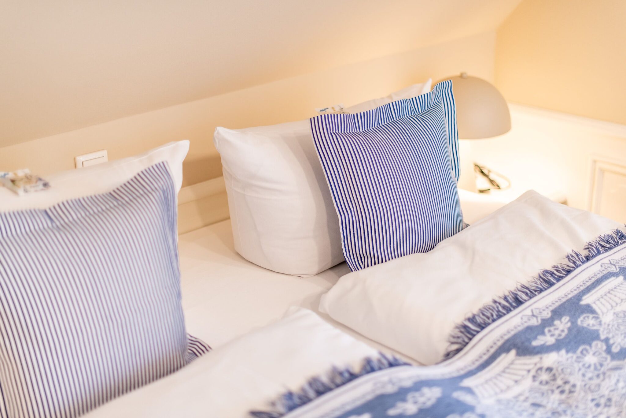 Schlafzimmer in Ferienwohnung auf Sylt