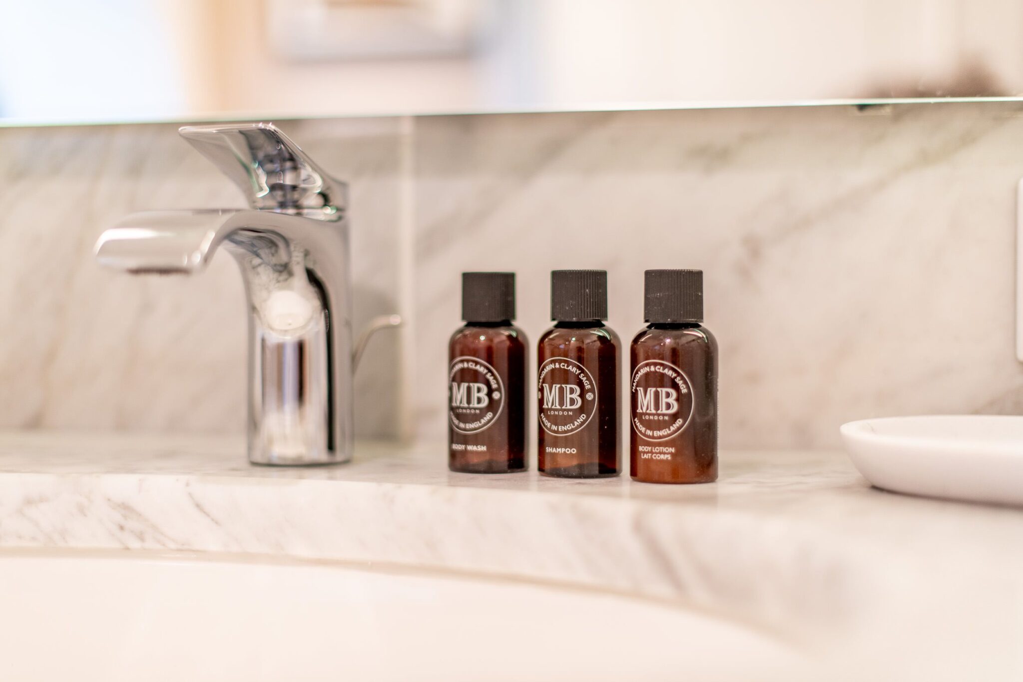 Badezimmer in Ferienwohnung auf Sylt