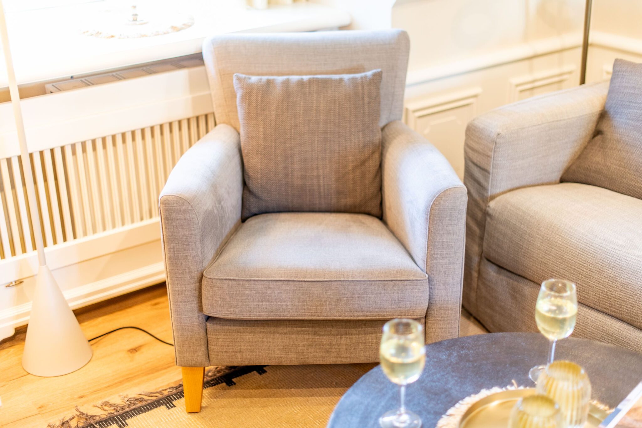 Sessel in Ferienwohnung auf Sylt