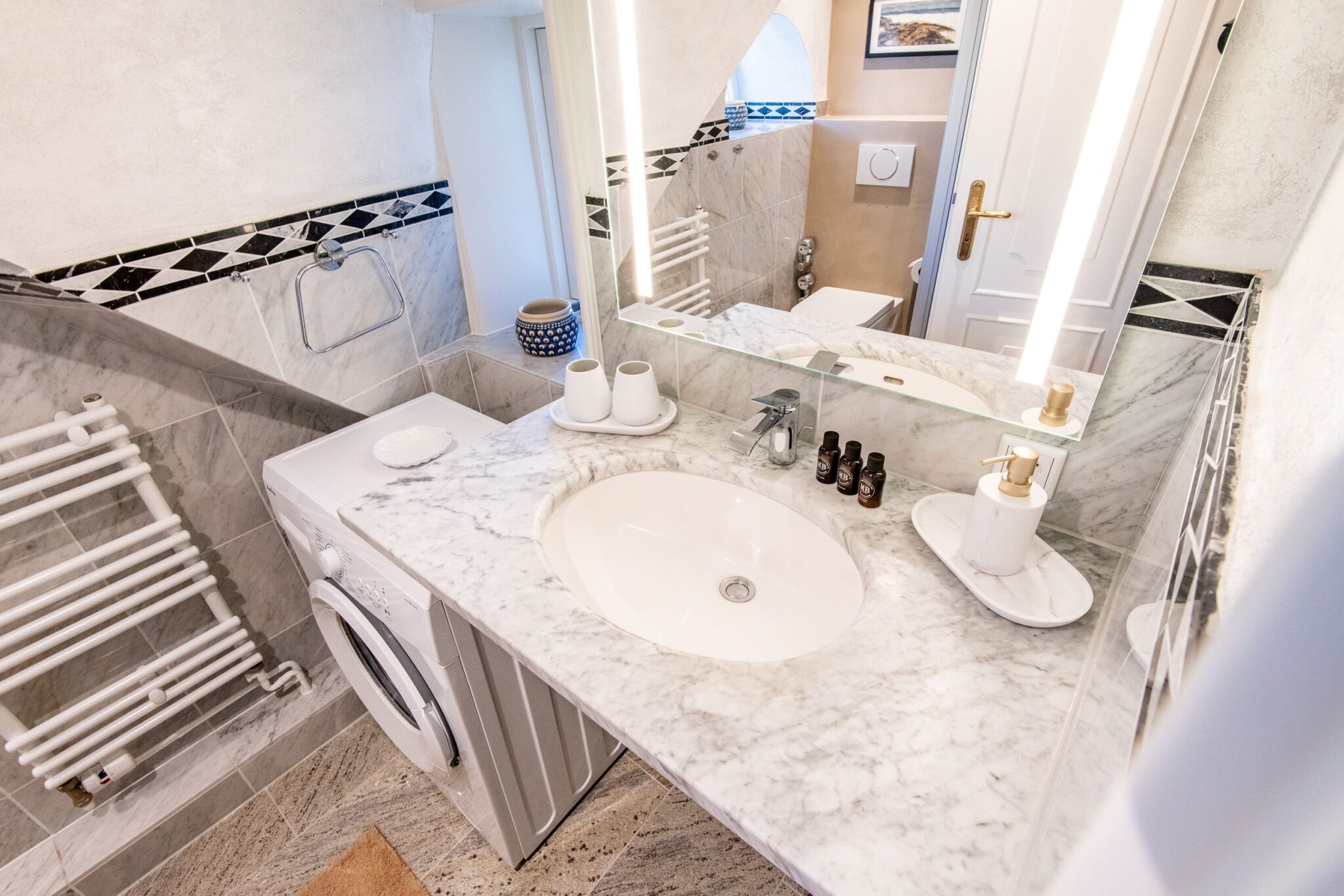 Bad in Ferienwohnung auf Sylt