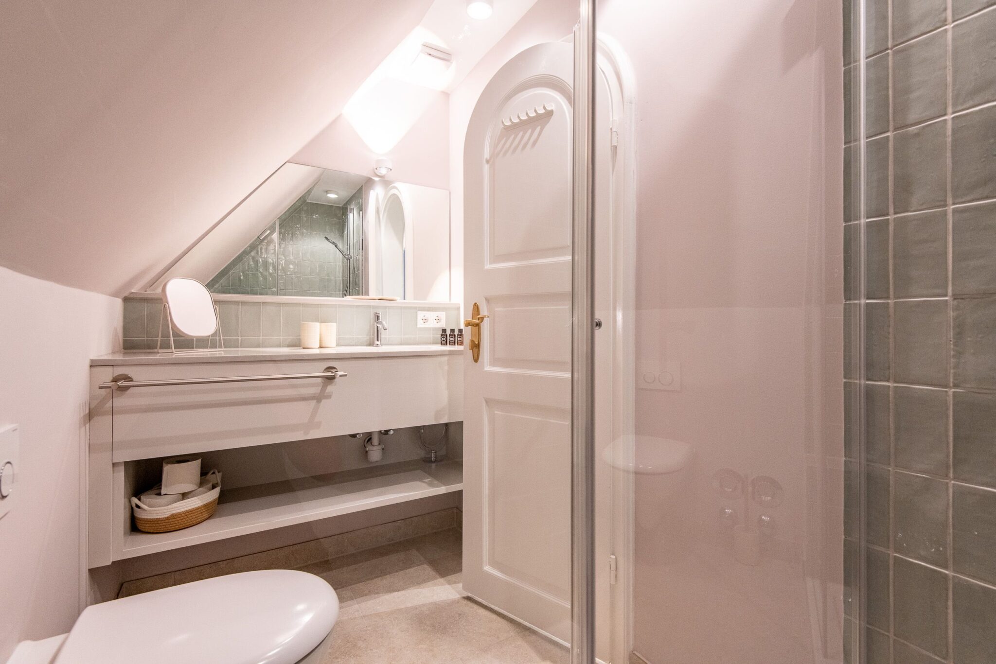 Badezimmer in Ferienwohnung auf Sylt