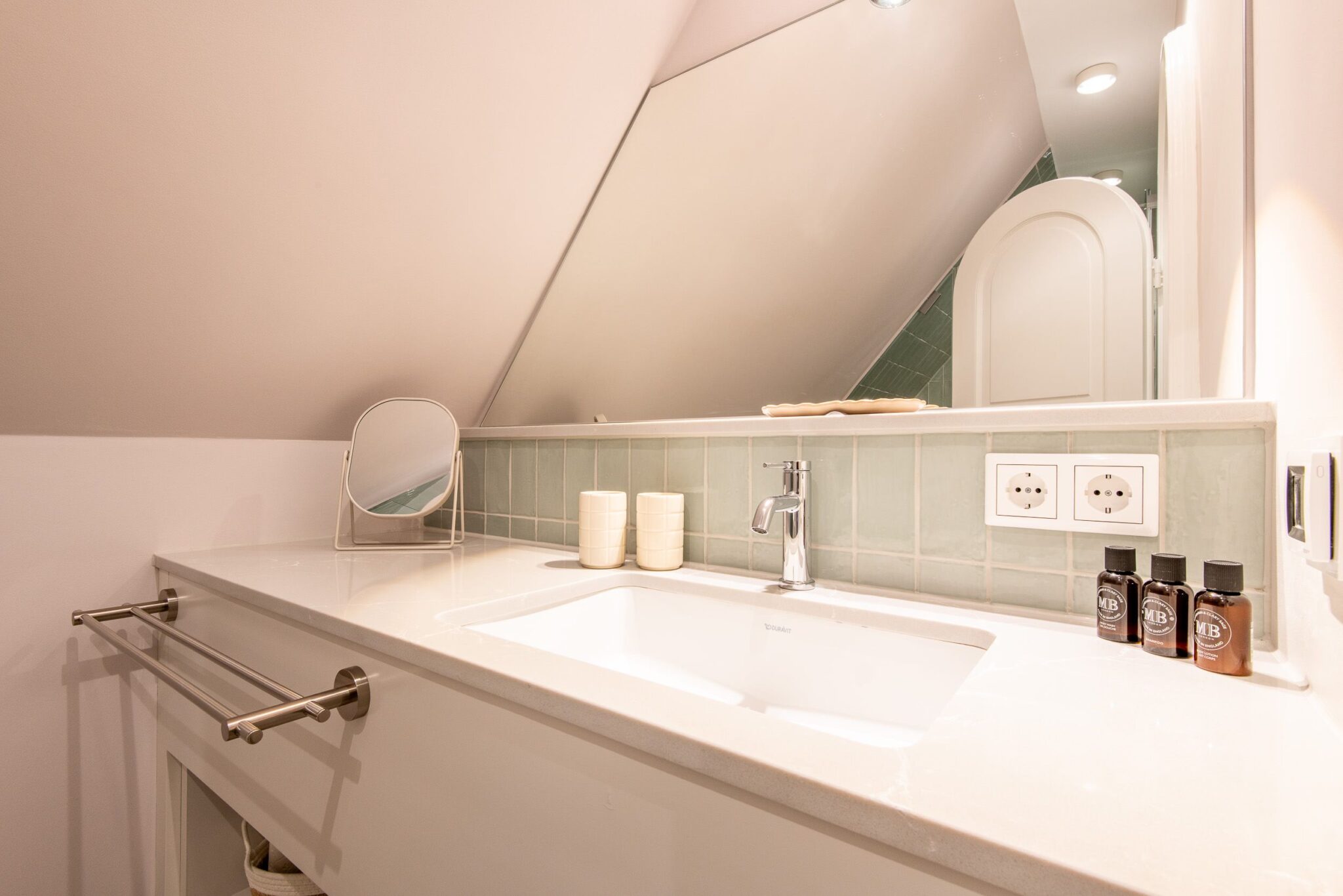 Badezimmer in Ferienwohnung auf Sylt
