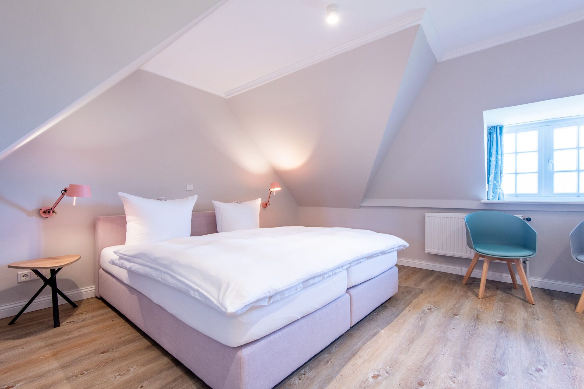 Schlafzimmer in Ferienwohnung auf Sylt