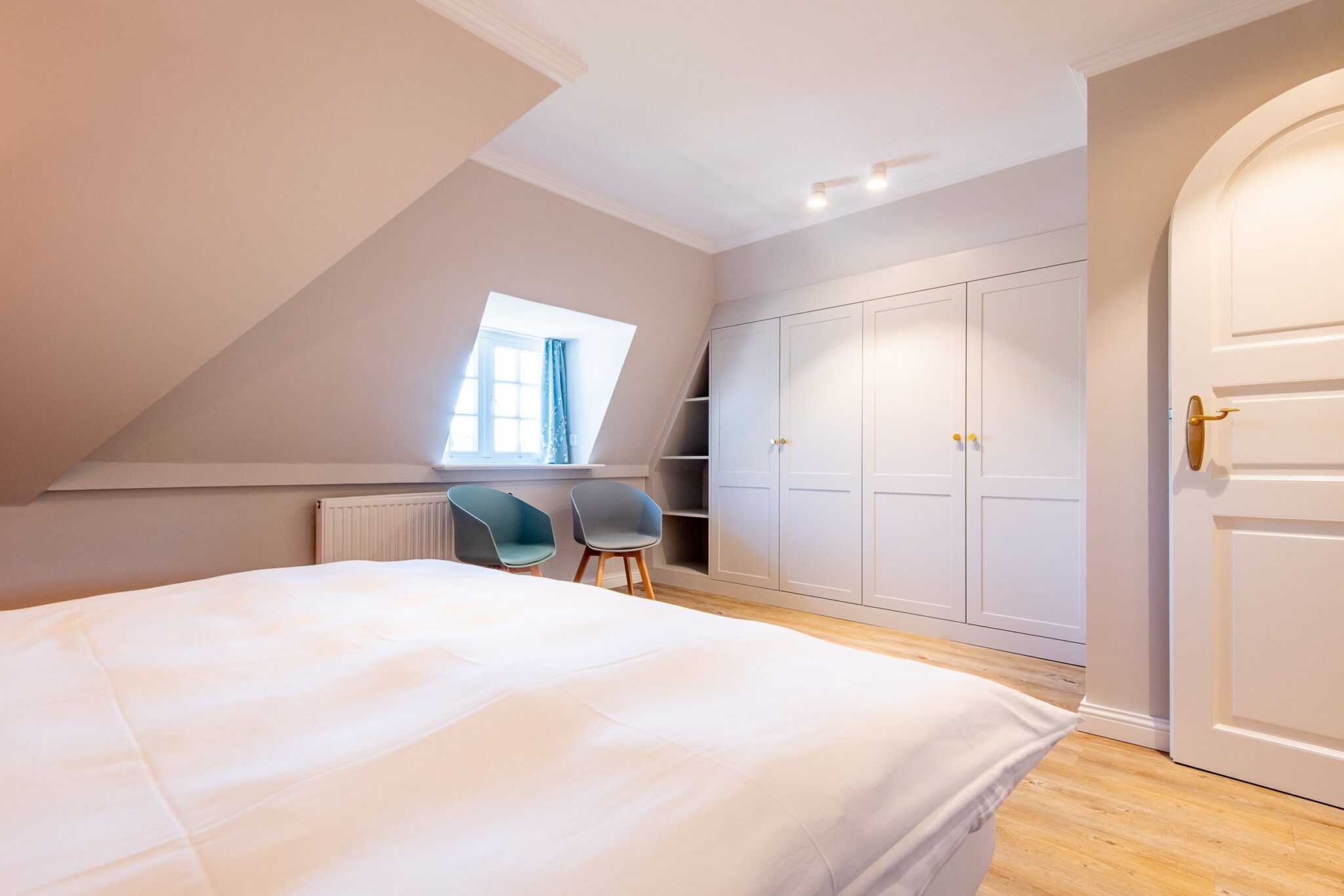 Schlafzimmer in Ferienwohnung auf Sylt