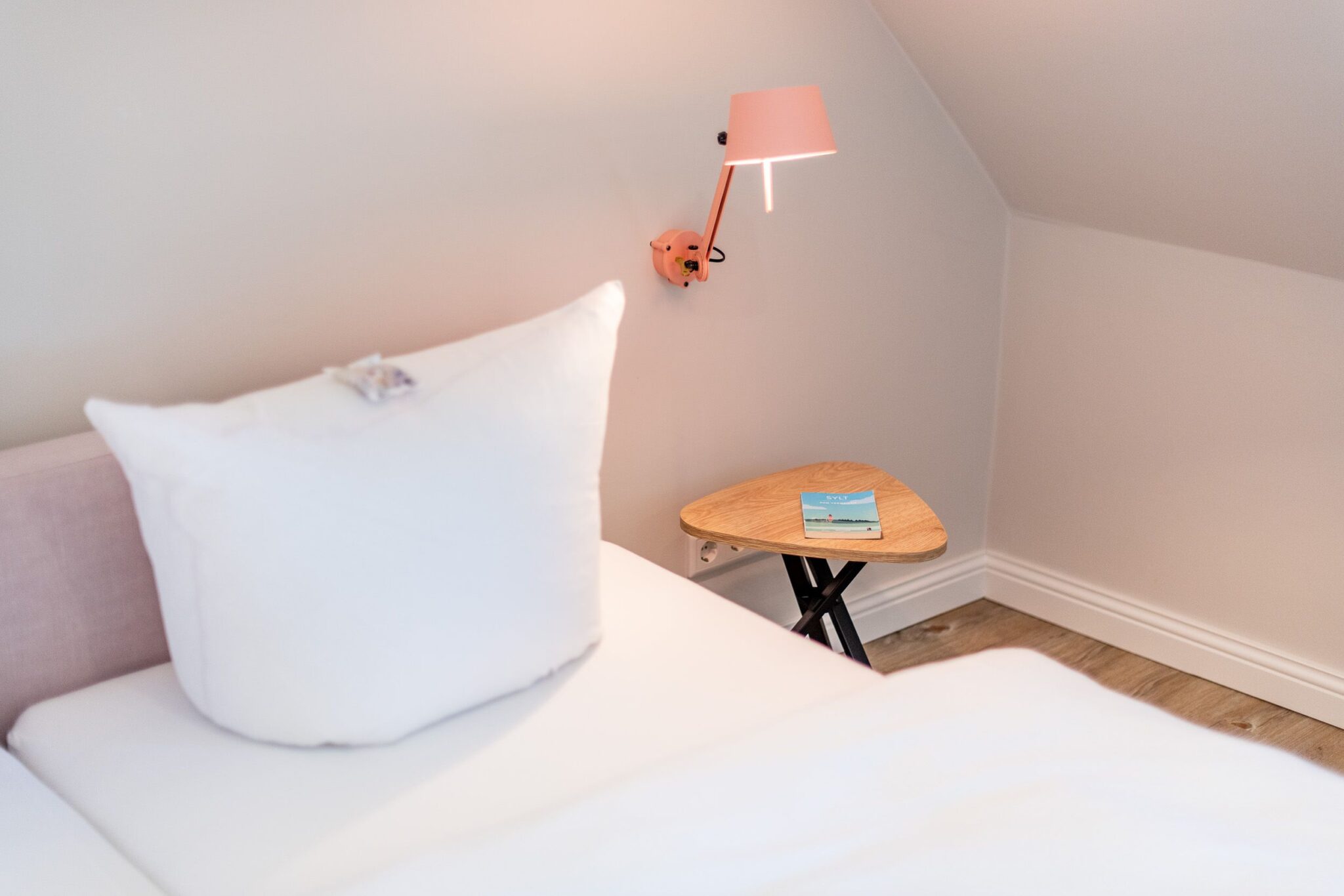 Schlafzimmer in Ferienwohnung auf Sylt