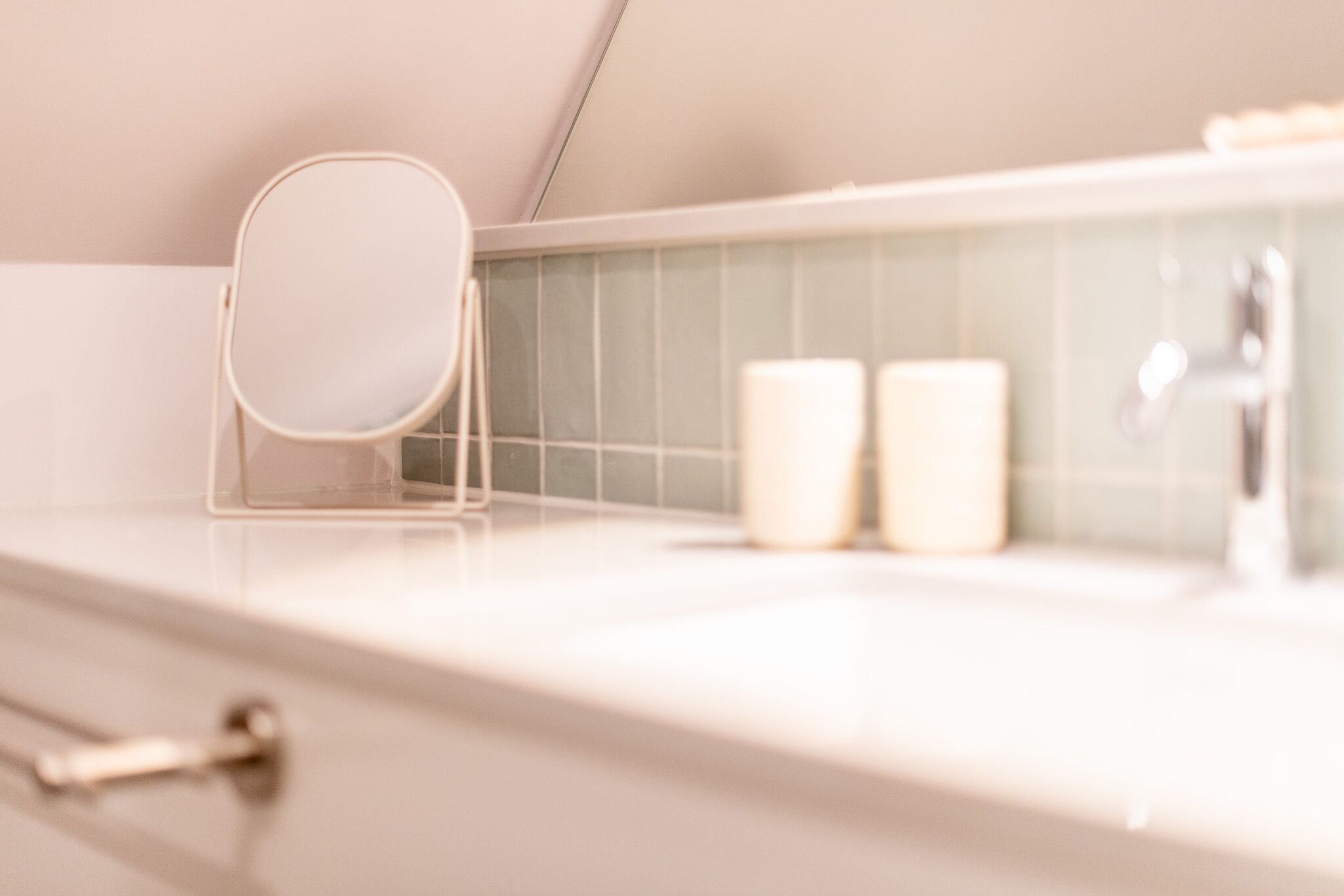 Badezimmer in Ferienwohnung auf Sylt