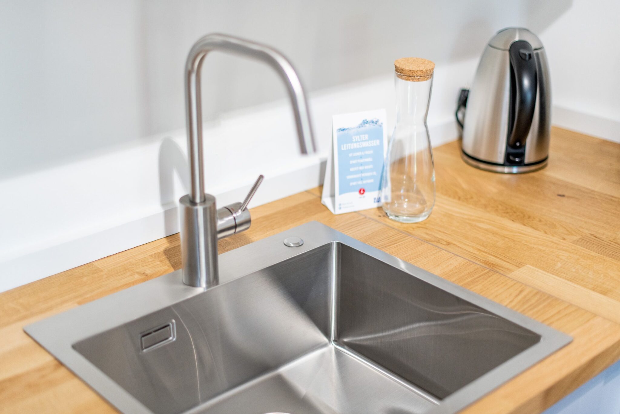 Waschbecken in Ferienwohnung auf Sylt