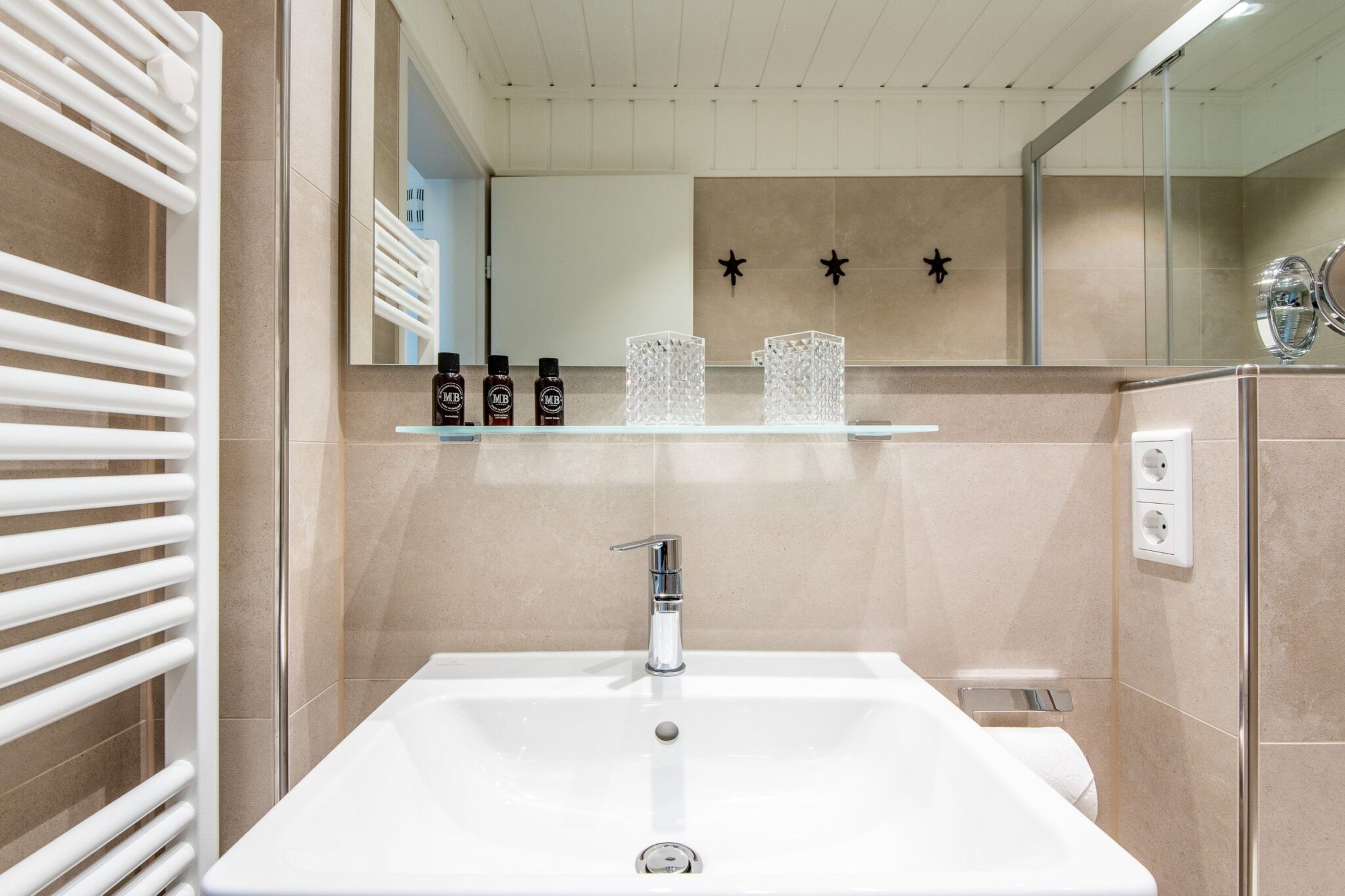 Waschbecken in Ferienwohnung auf Sylt
