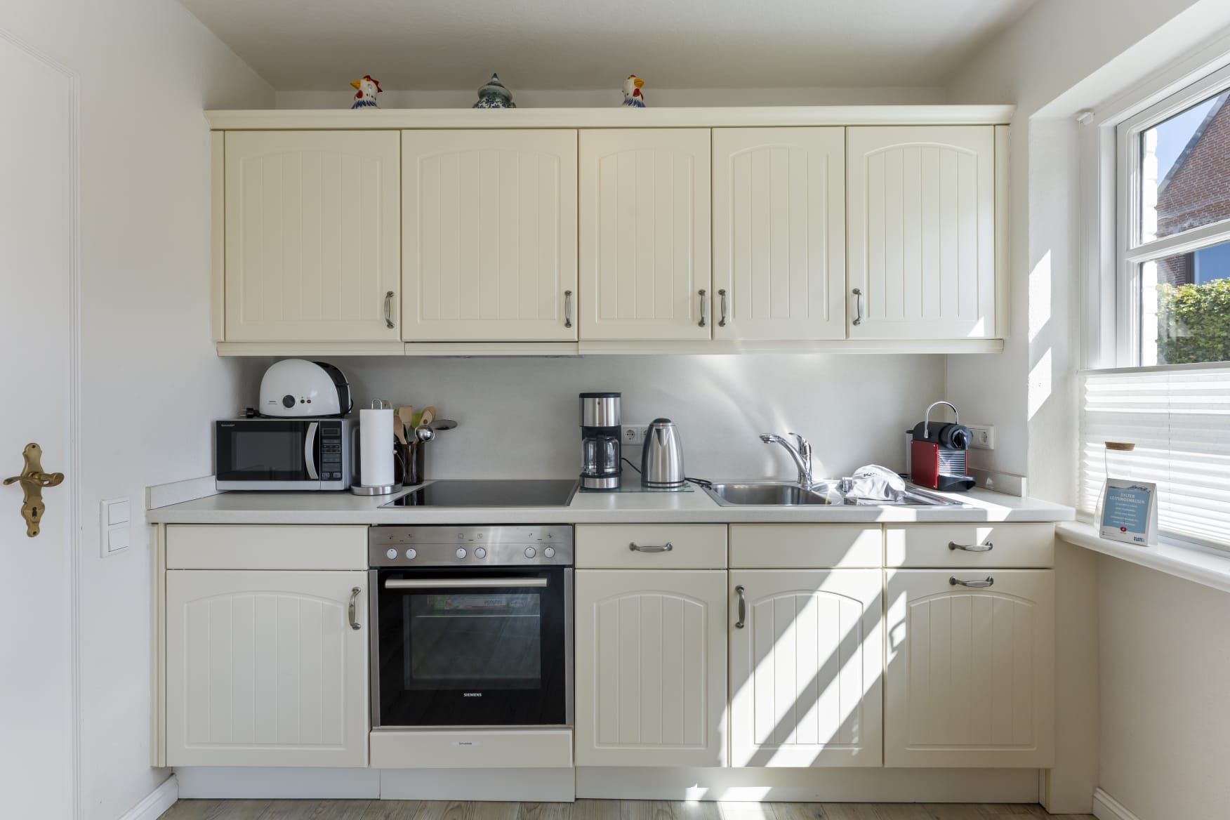Küche in Ferienwohnung auf Sylt